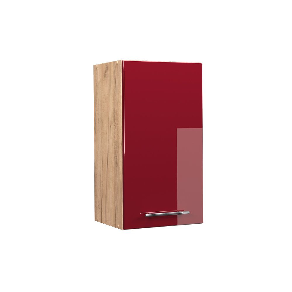 Vicco Hängeschrank Fame-Line, Bordeaux Hochglanz/Goldkraft Eiche, günstig online kaufen