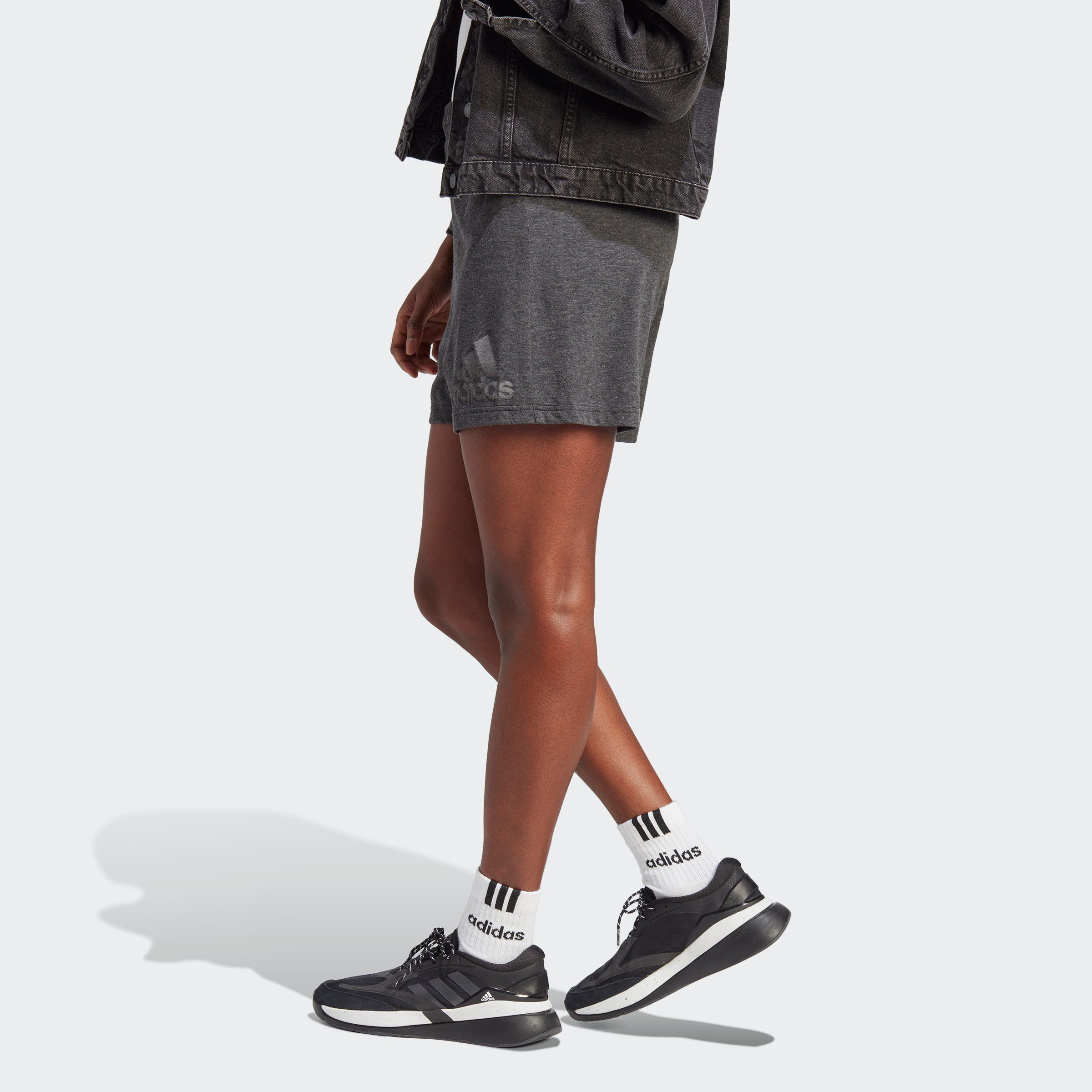 adidas Sportswear (1-tlg) Shorts ICONS FUTURE Melange WINNERS Black