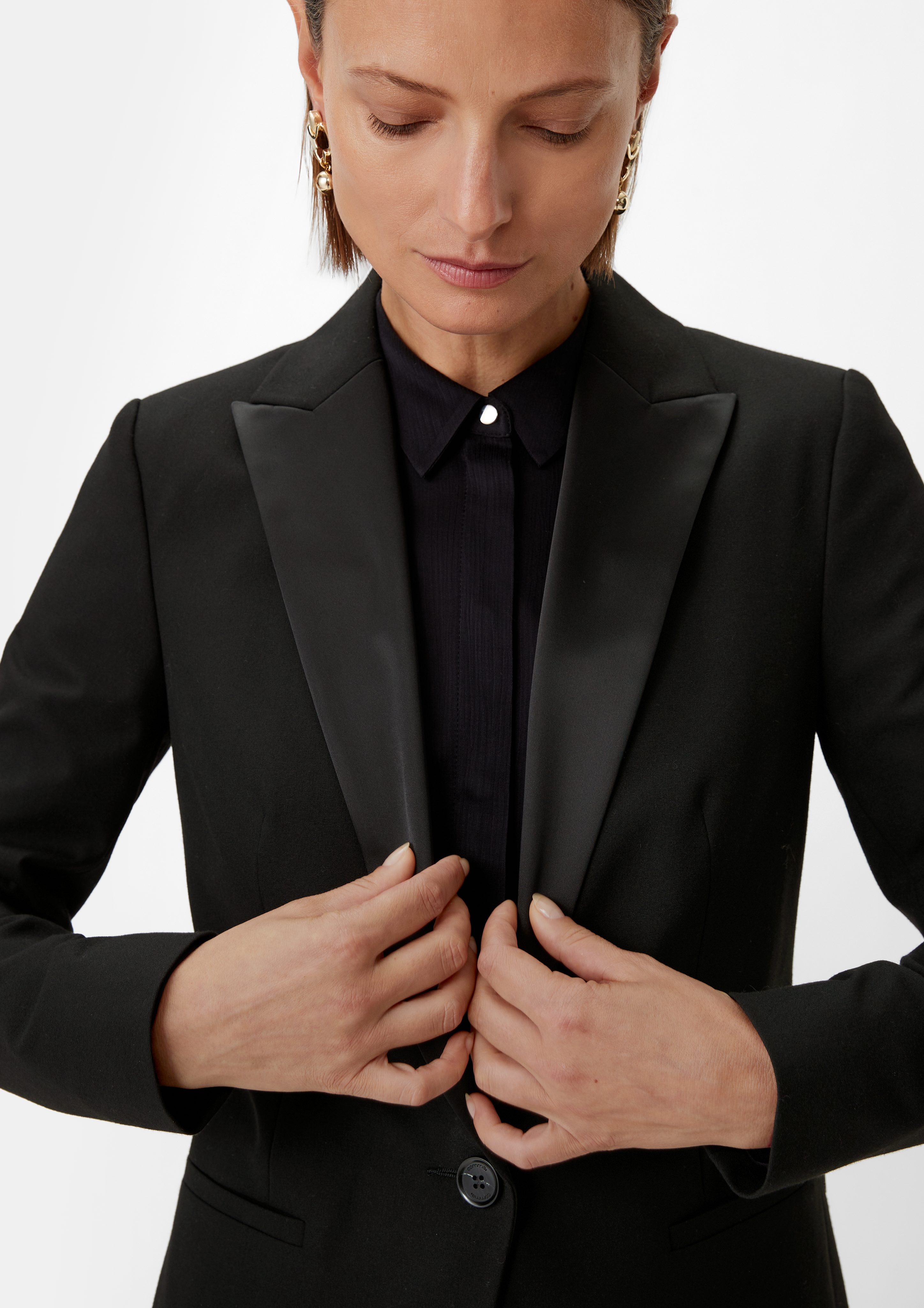 comma Blusenblazer Taillierter Blazer günstig online kaufen