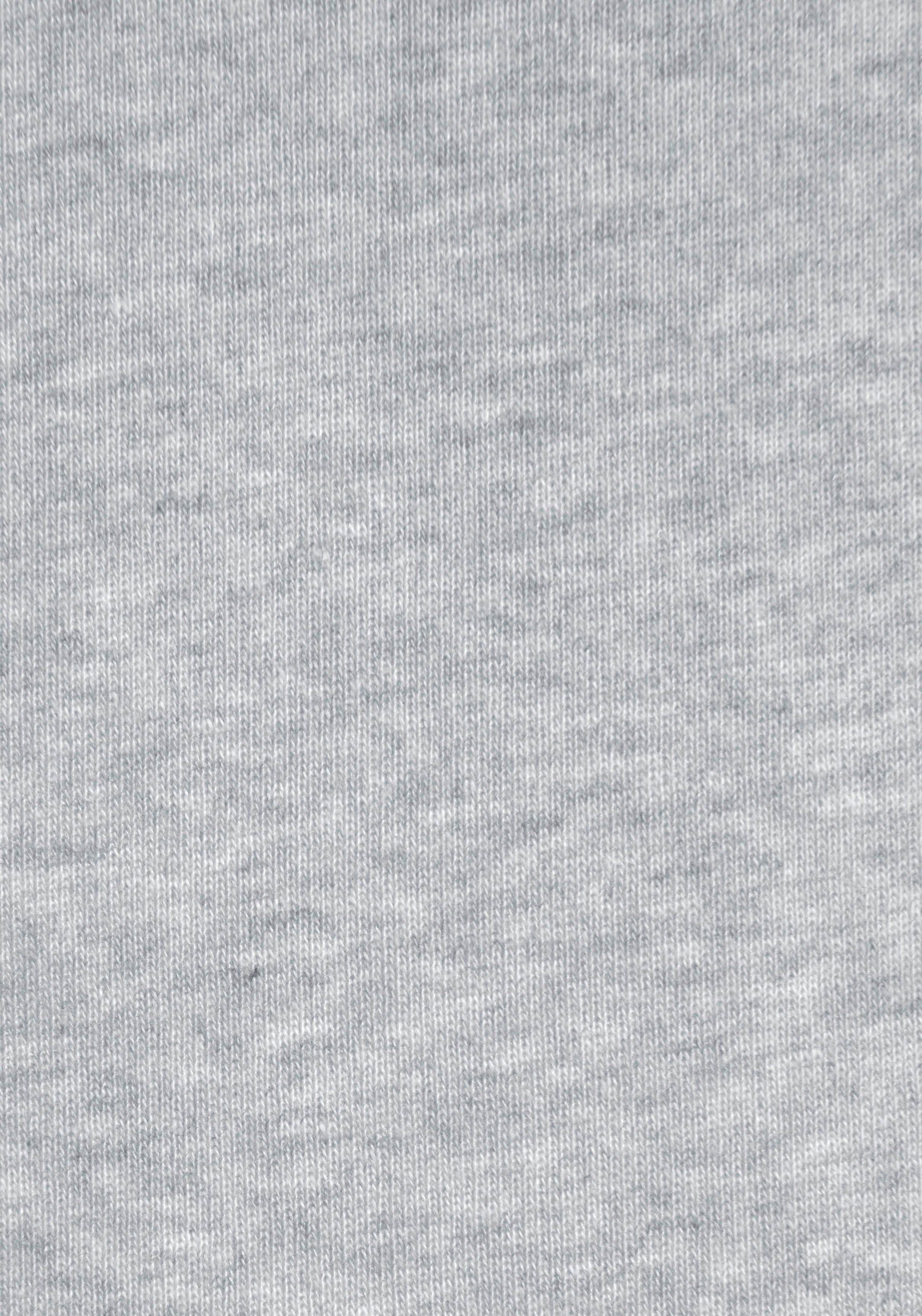 s.Oliver T-Shirt Kräuselsaum mit grau