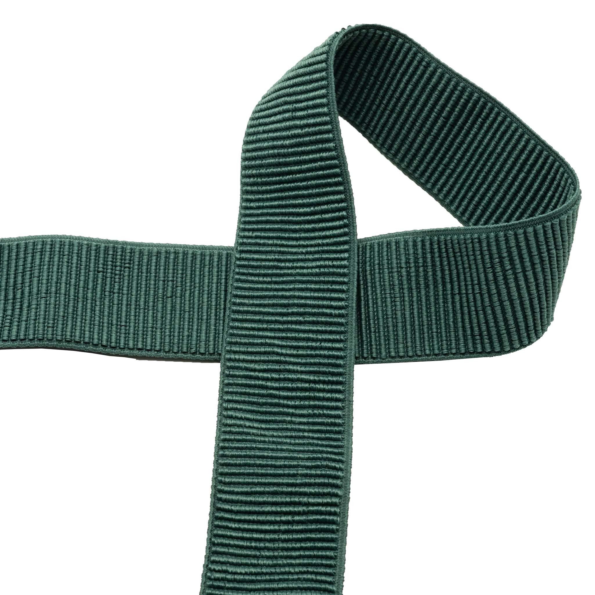 Webband Gummiband 50 mm Meterware Elastic Rib Band gerippt Bund Bündchen