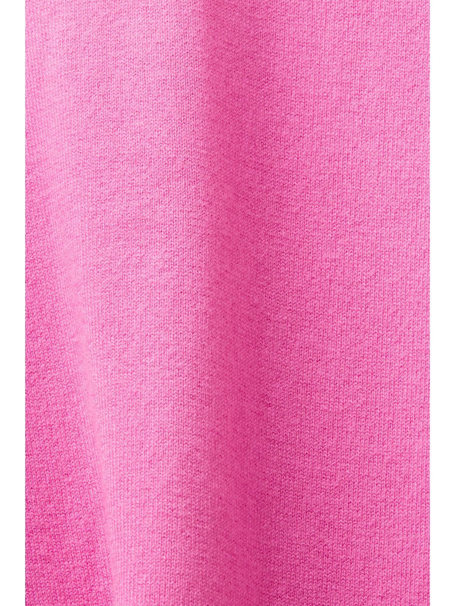 Pullover PINK FUCHSIA Stehkragenpullover Esprit mit Stehkragen
