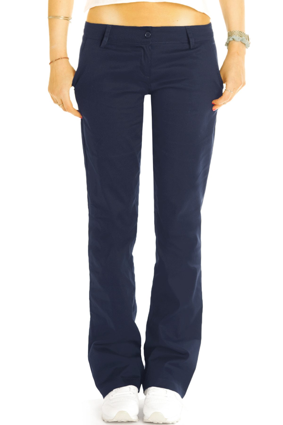 be styled Bootcuthose Low Waist Hose, ausgestellte Hüfthose, Chino - Damen - j20k-A