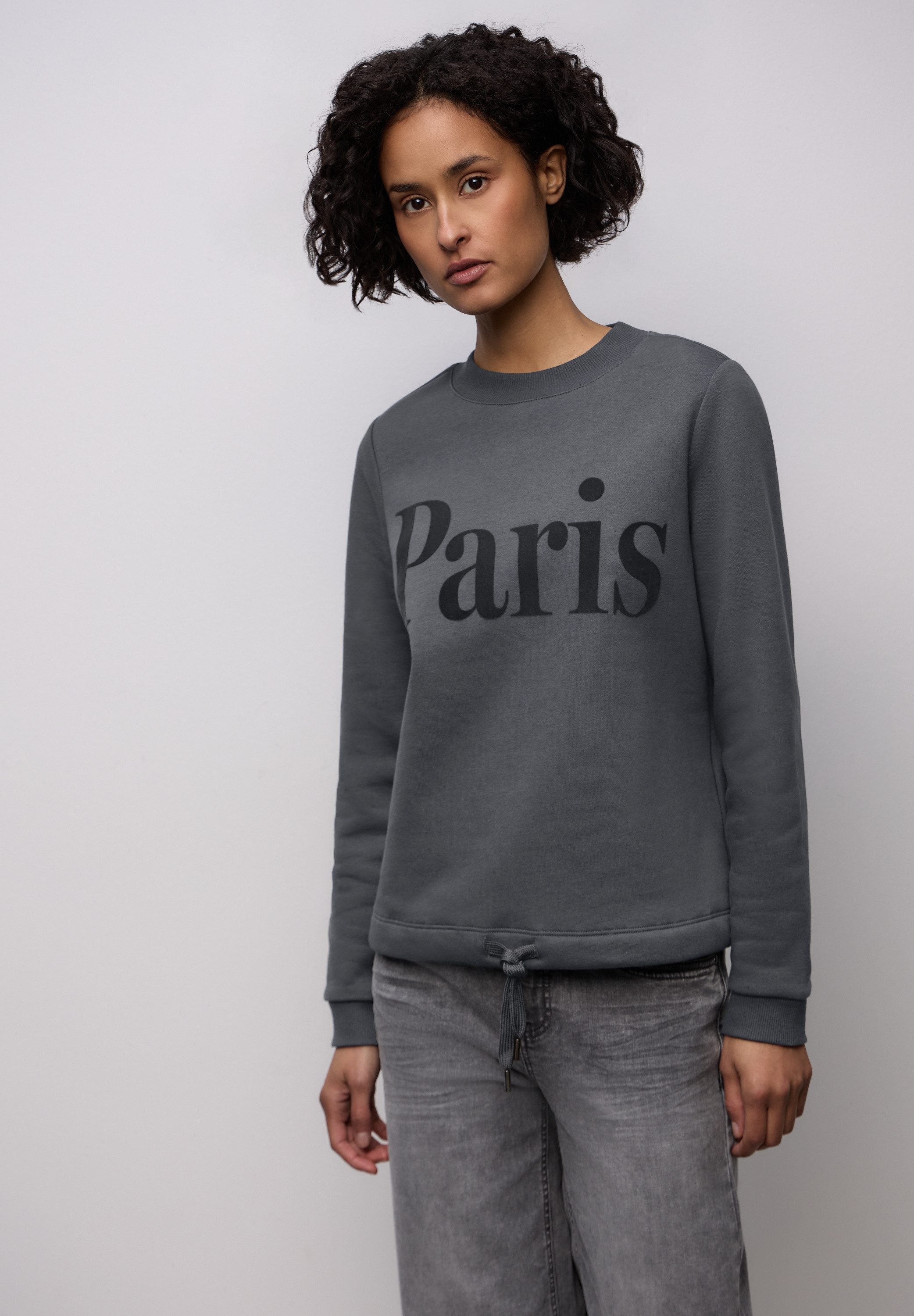 STREET ONE Sweatshirt mit Wording-Print günstig online kaufen