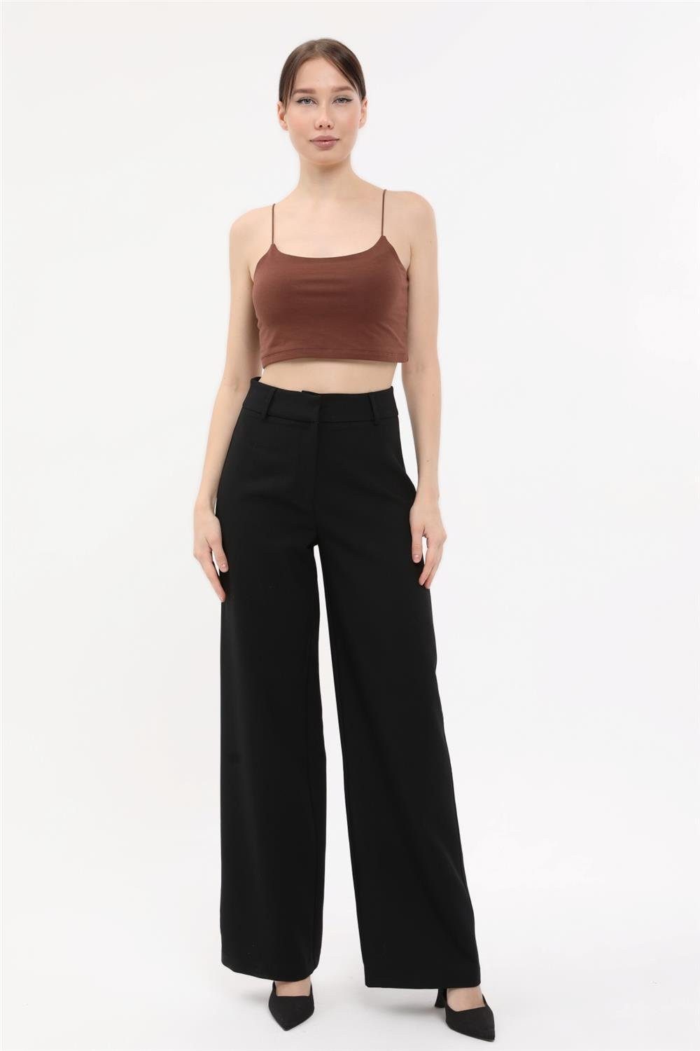 Chinohose Knöchellange Hose ohne Taschen