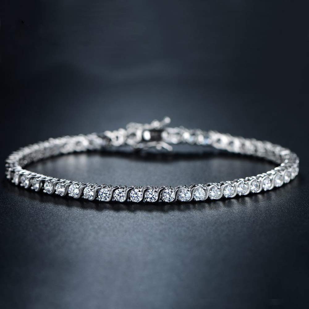 Kim Johanson Tennisarmband Anni (1-tlg), mit Zirkonia-Kristallen, elegant & günstig online kaufen