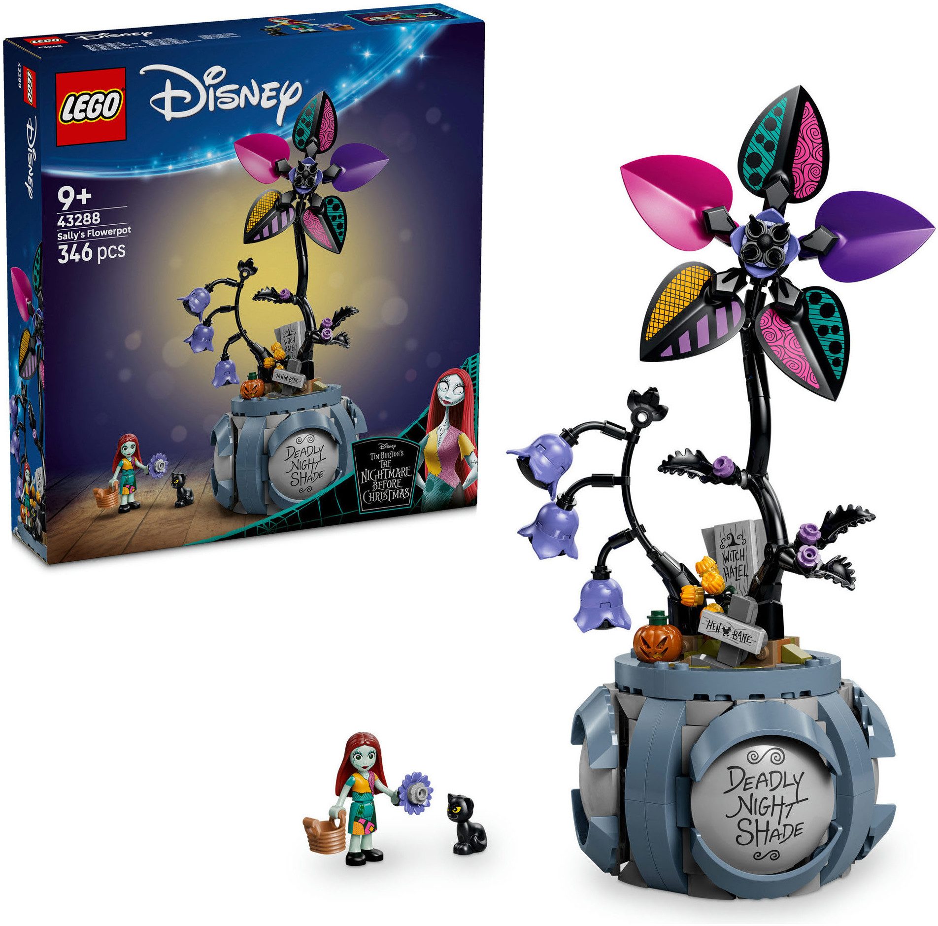 LEGO® Sallys Blumentopf (43288), LEGO Disney Classic Konstruktionsspielsteine, (346 St)