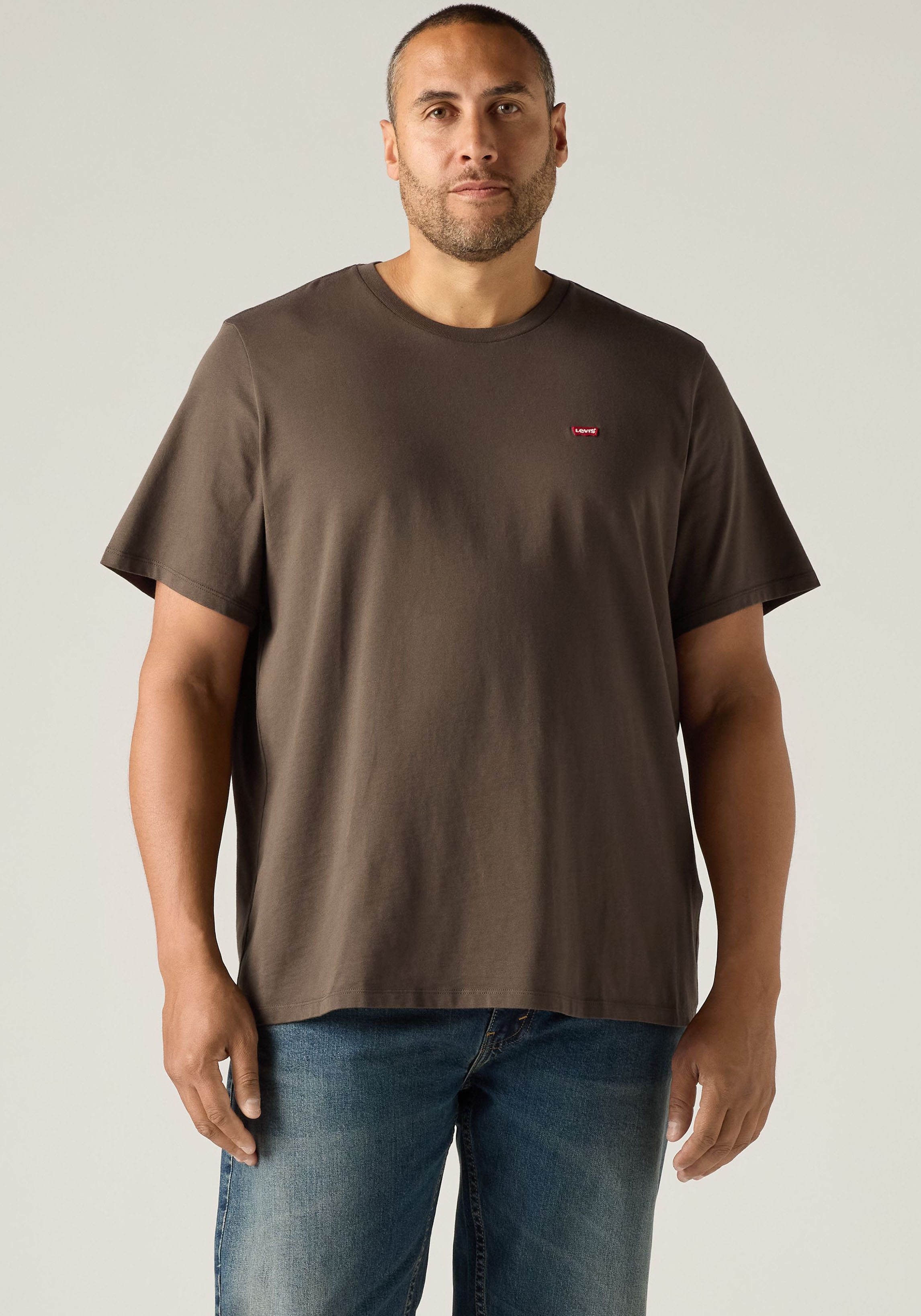 Levi's® Plus T-Shirt LE BIG ORIGINAL HM TEE mit Logo Stickerei – Bild 2 von 5