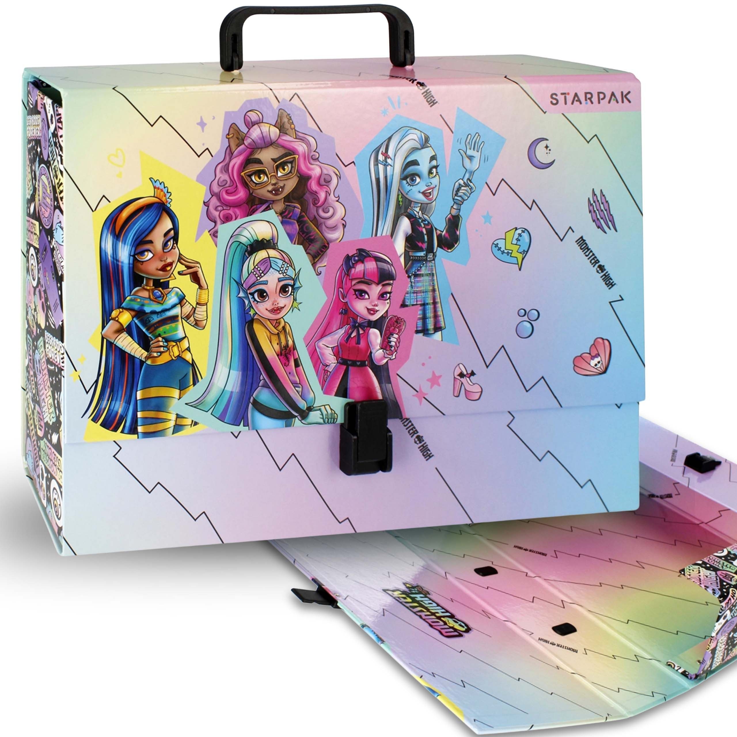 Monster High Konferenzmappe Monster High Griffmappe, Kinderaktentasche, starr A4 9,5 cm