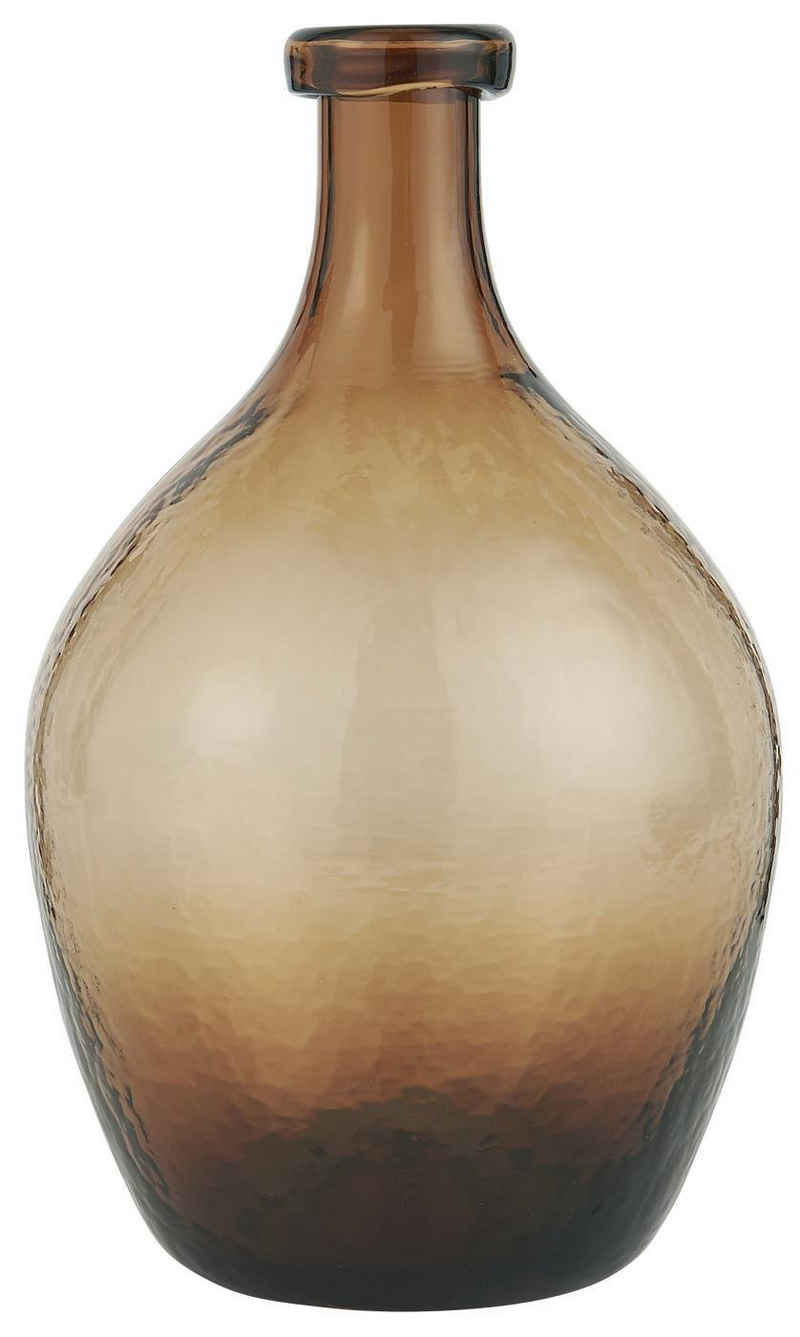 Ib Laursen Bodenvase Glasballon Vase H: 28 cm, in Braun und Grün erhältlich