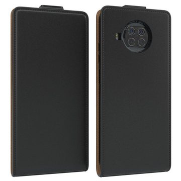 EAZY CASE Handyhülle Flipcase für Xiaomi Mi 10T Lite 6,67 Zoll, Tasche Klapphülle Handytasche zum Aufklappen Etui Kunstleder Schwarz