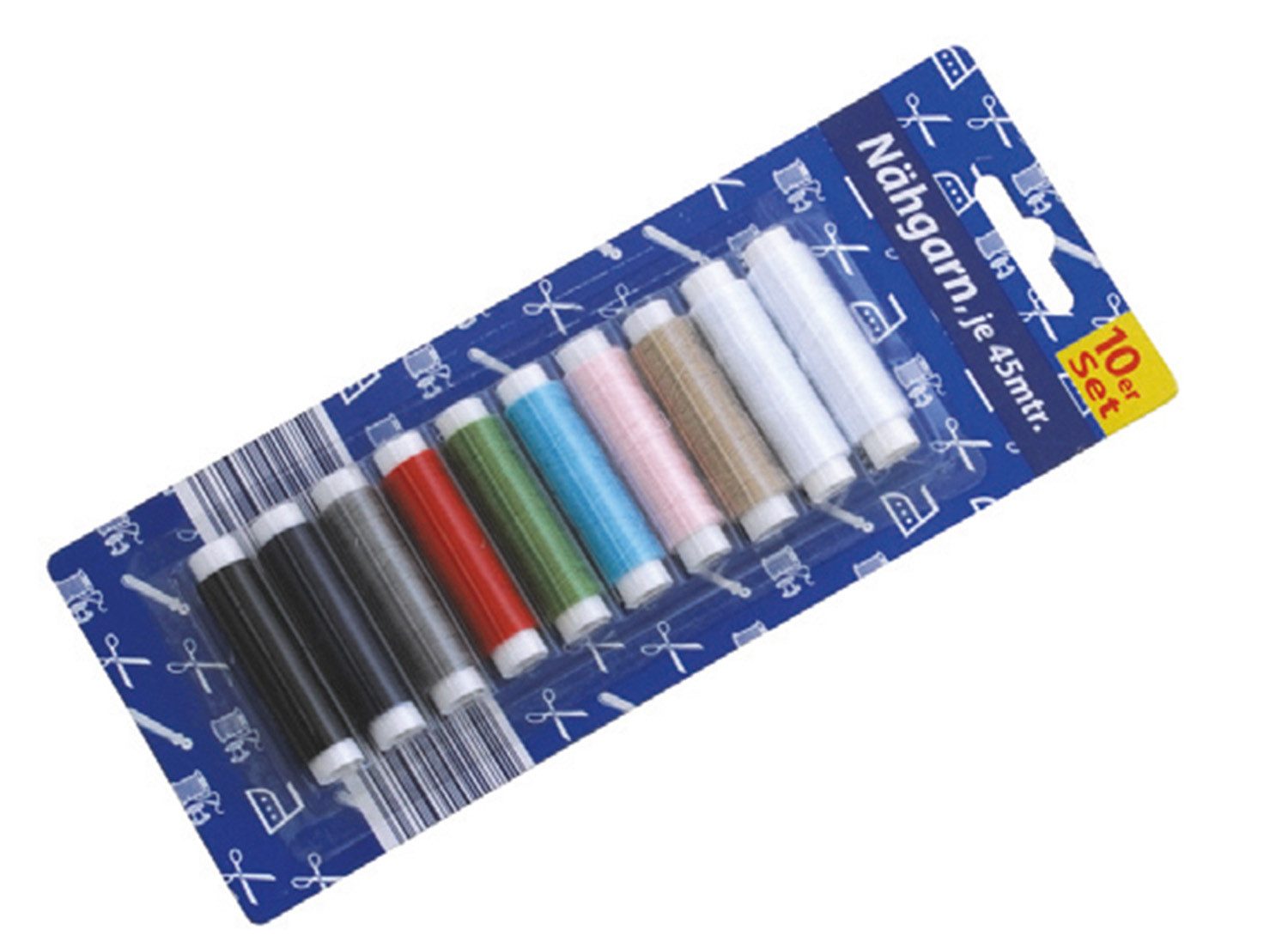 Nähgarn 10 Rollen Nähgarn, (Rollen, 10-St., Polyester), Nähgarn, Nähgarn Set, Nähgarn 10 Rollen, Garn Set, Nähfaden, Nähgarn B