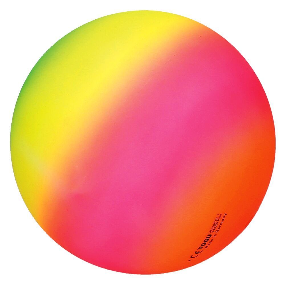 Togu Spielball Spielball Regenbogen, Die intensiven Modefarben verlaufen ineinander