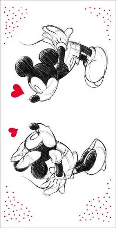 Disney Badetuch Disney Mickey Maus Friends Strandtuch Kinder Urlaub Handtuch 70x140cm