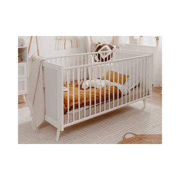 Finori Einzelbett Babybett Kinderbett Kinderzimmer Jugendzimmer ca. 70 x 140 cm weiß