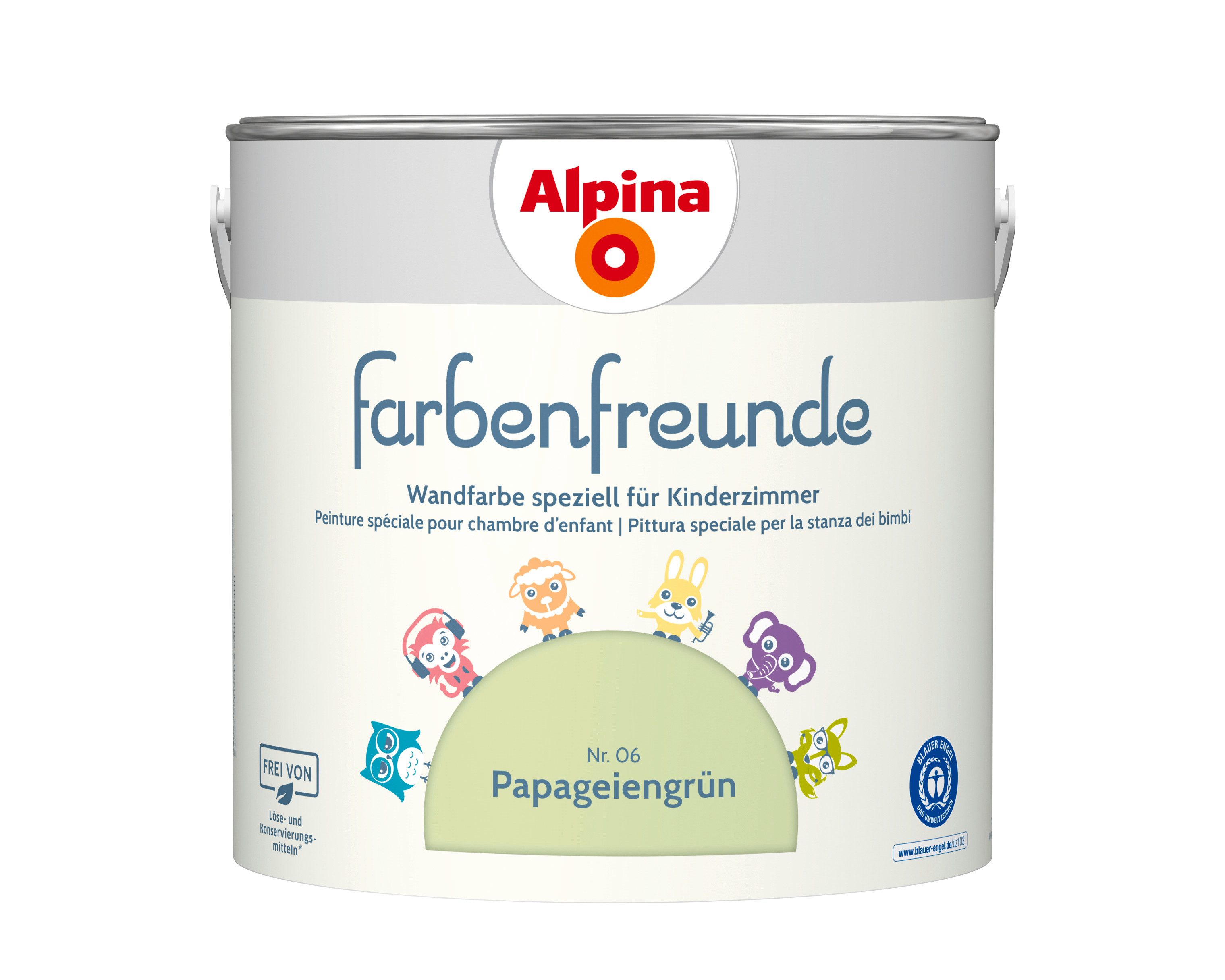 Alpina Wandfarbe Farbenfreunde 2,5 Liter matt