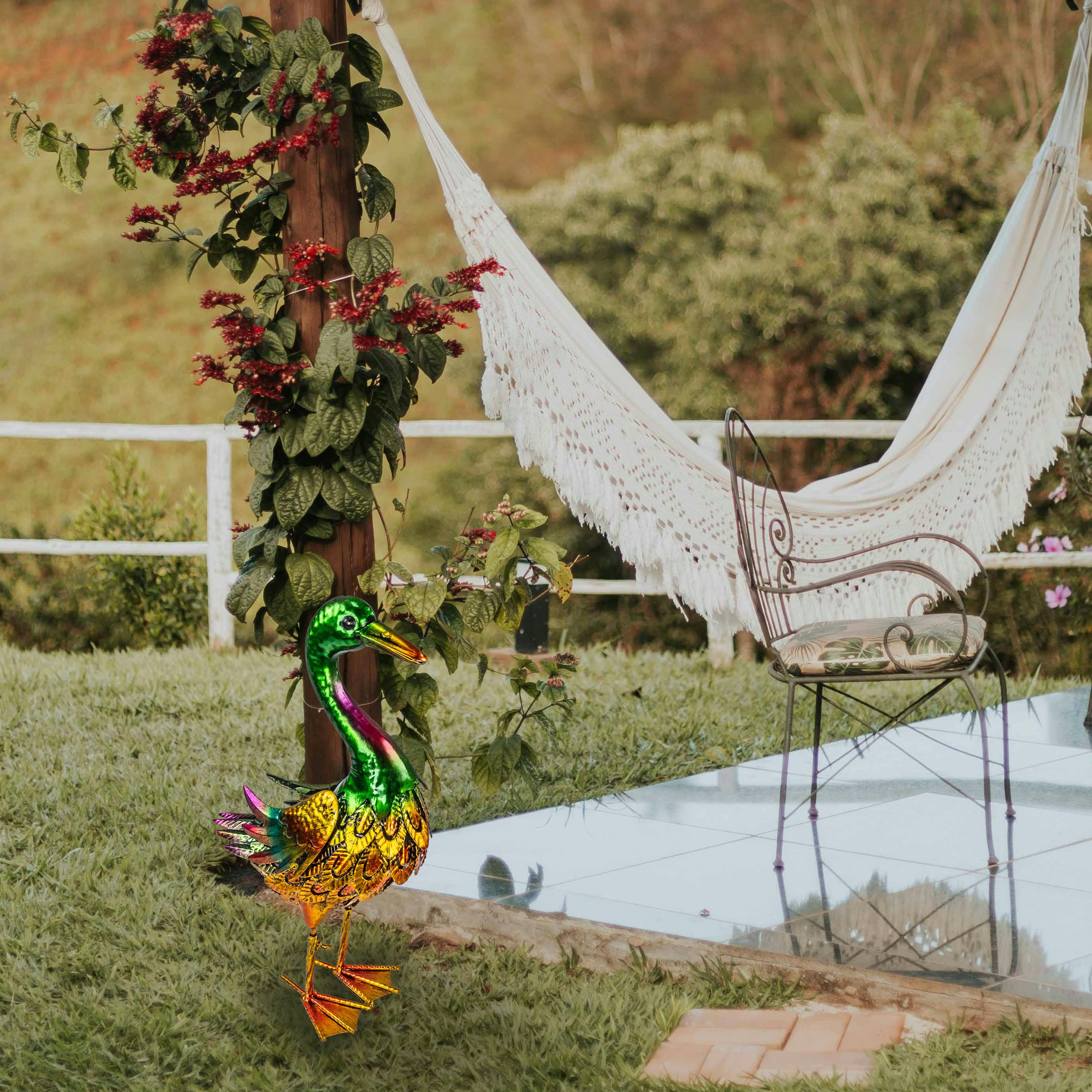 kamelshopping Gartenfigur Gartenfiguren aus Metall für den Garten, moderne günstig online kaufen