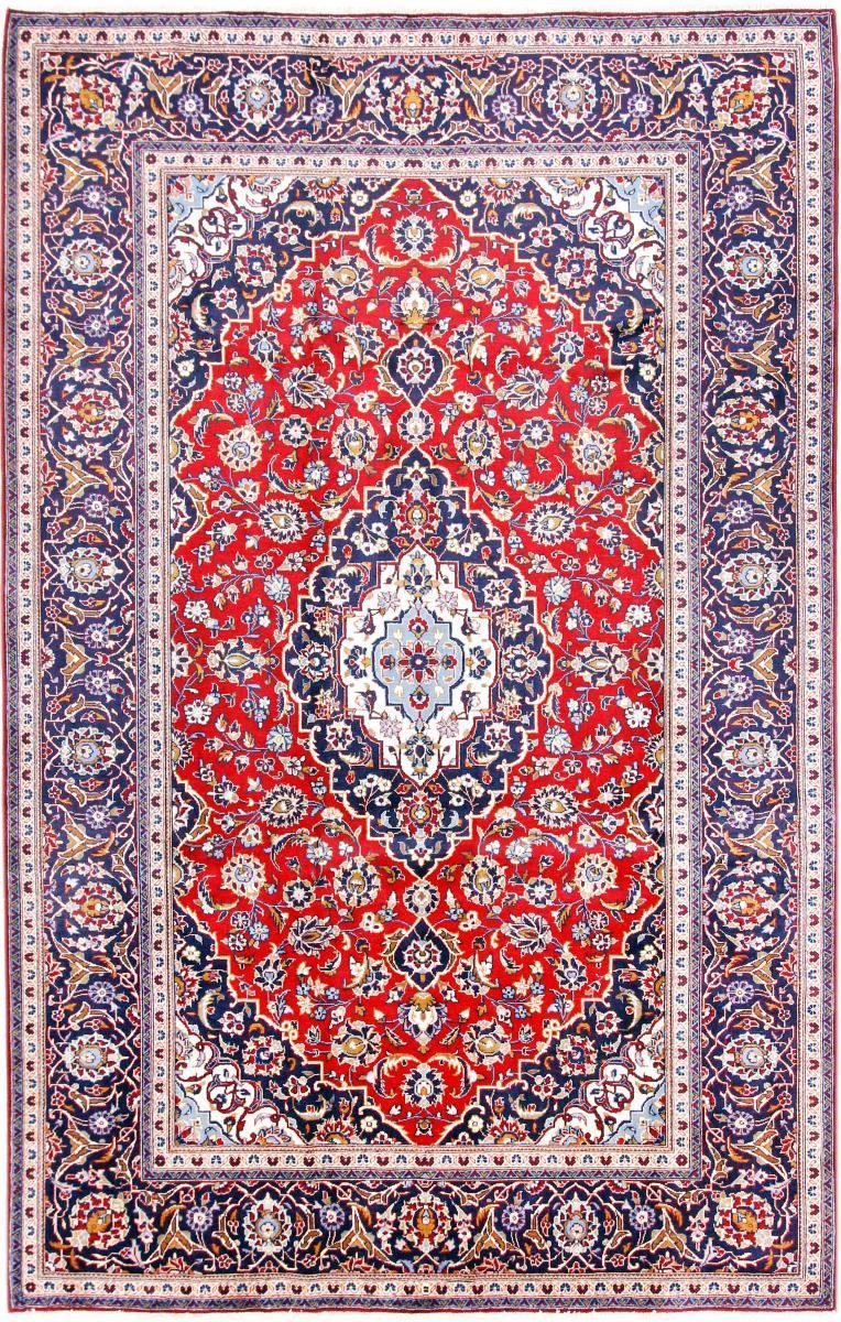 Orientteppich Keshan 197x304 Handgeknüpfter Orientteppich / Perserteppich, Nain Trading, rechteckig, Höhe: 12 mm