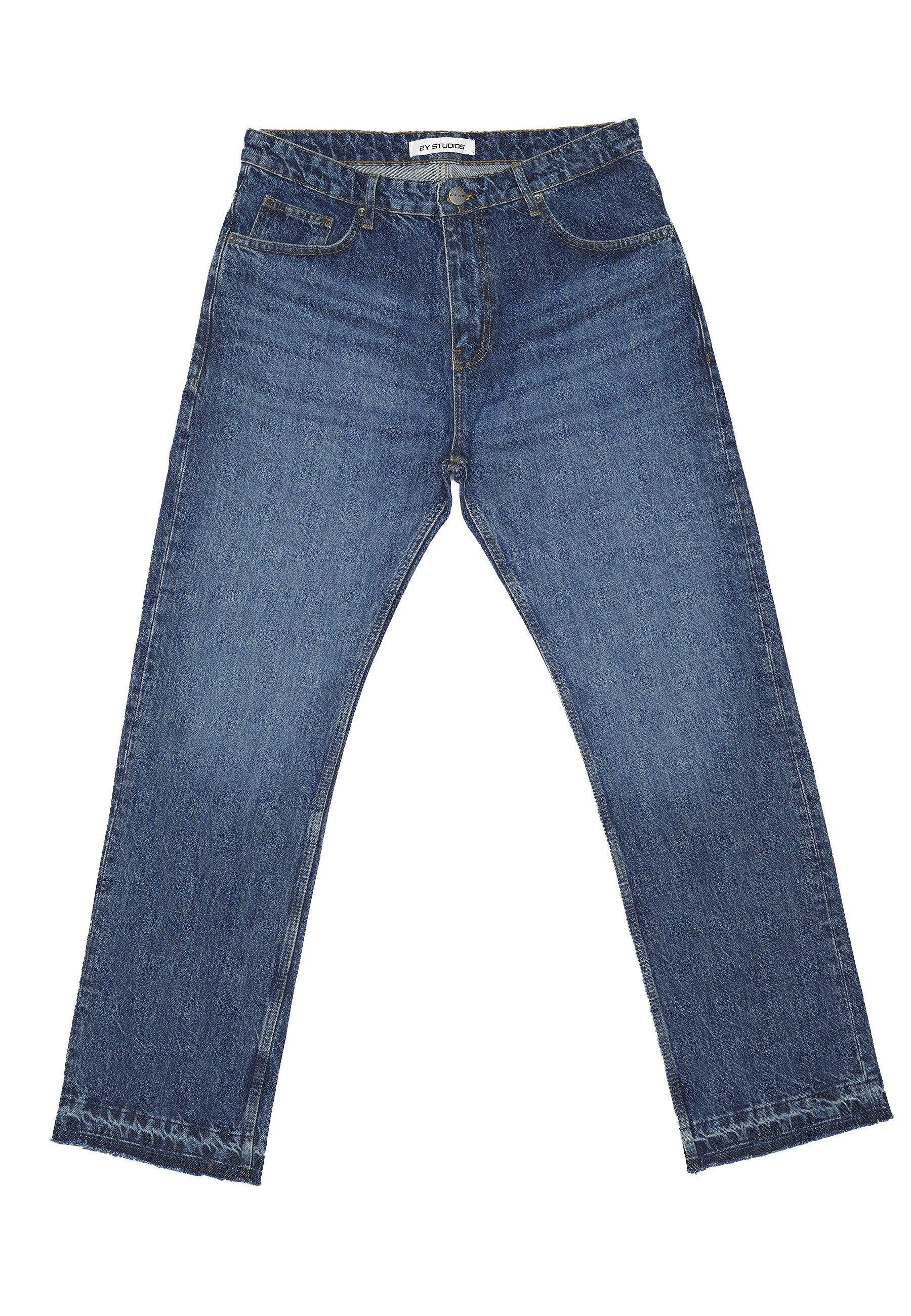 2Y Studios Bequeme Jeans 2Y Studios 2Y Arun Open Hem Straight