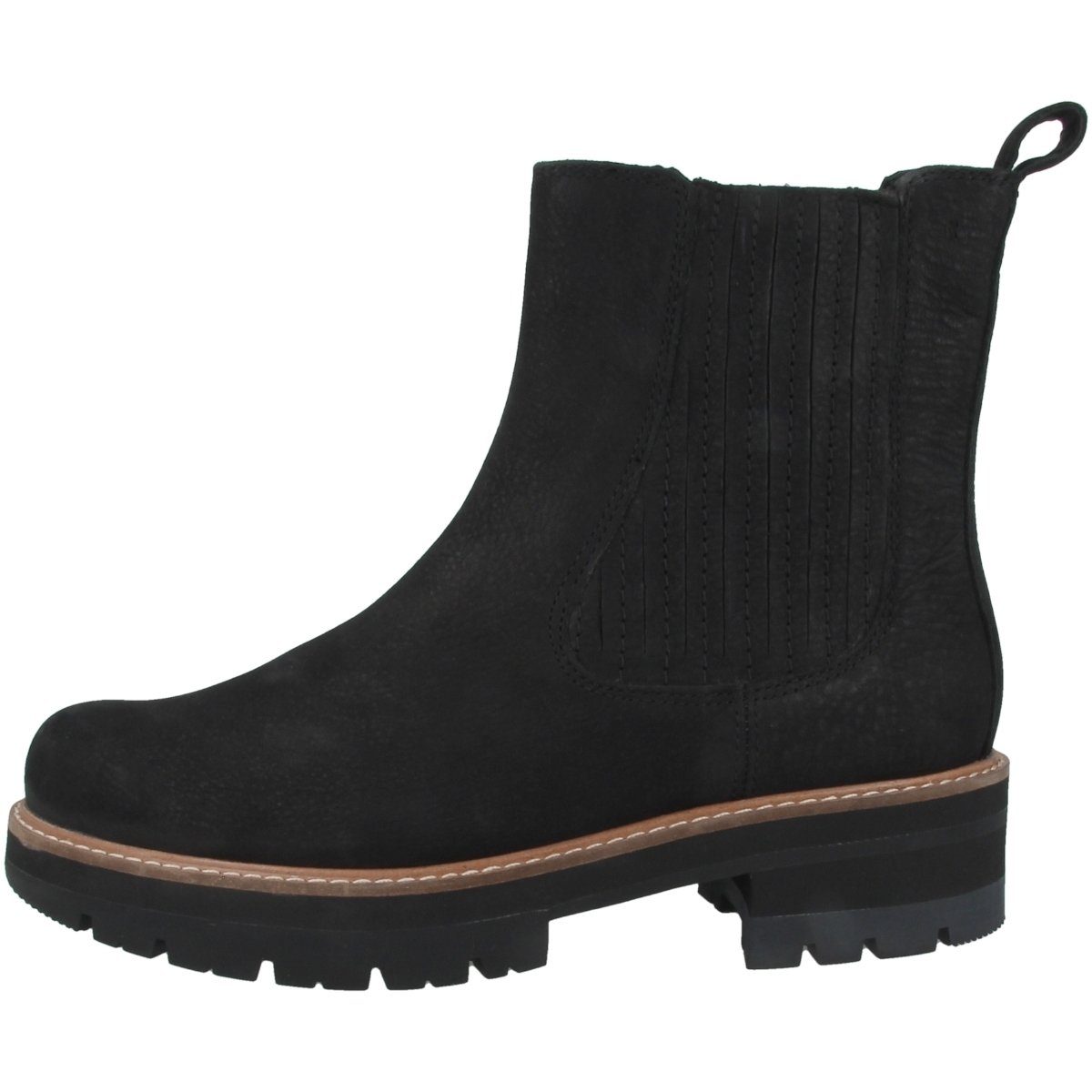 Clarks Women's Orianna Hi Leather Combat Boots - Chunky Lace-Up Ankle Boots With Cushioning