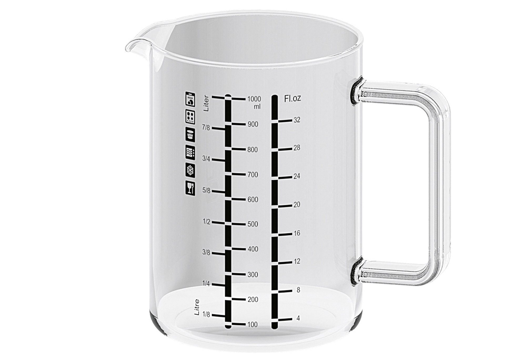 Messbecher Messbecher m.Hkl. 1,0 l[ 268121]