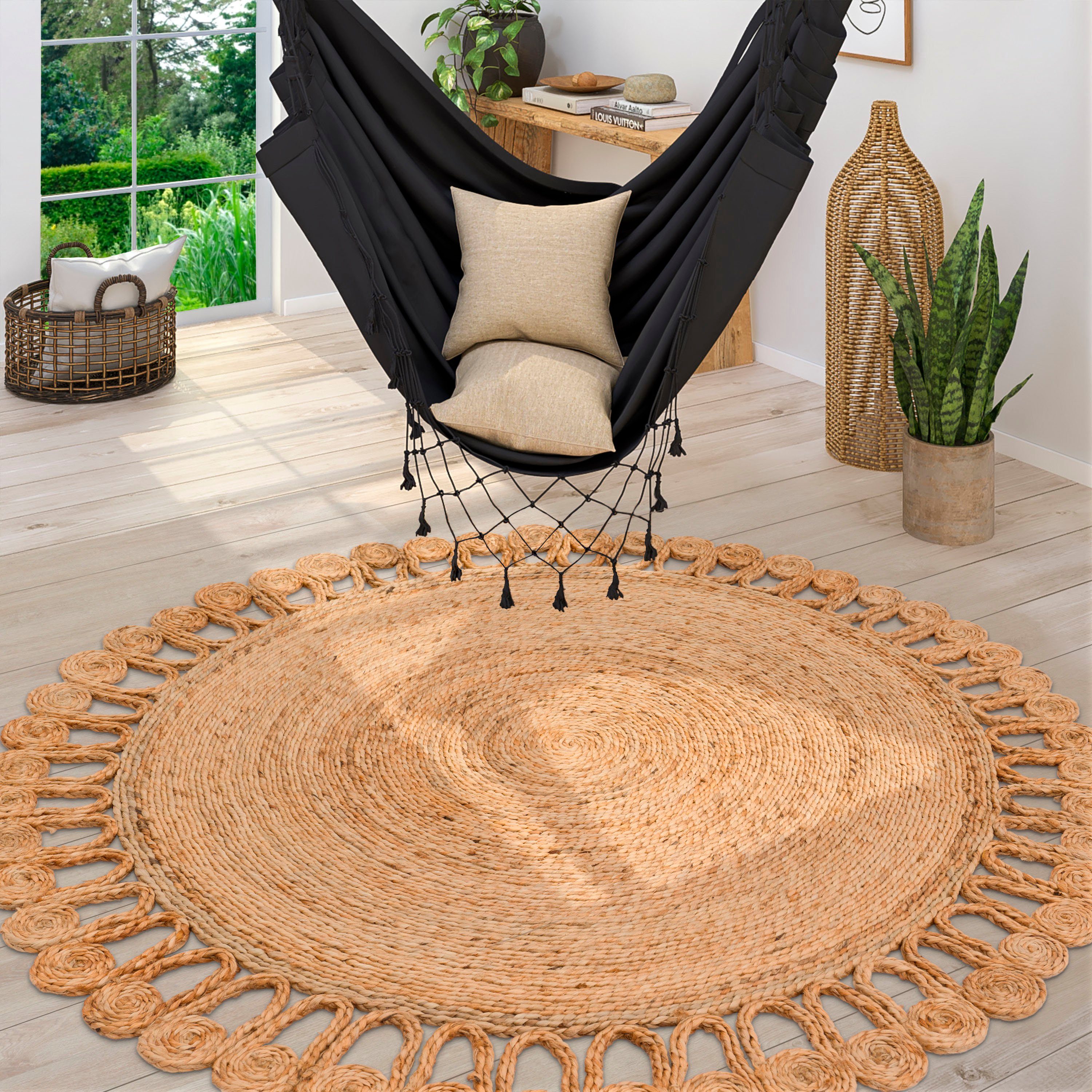 Paco Home Teppich Viborg 597, rund, günstig online kaufen