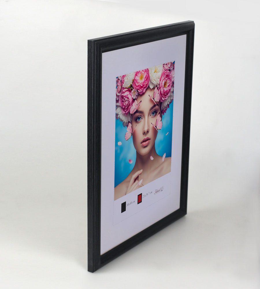 IDEAL TREND Bilderrahmen Holzrahmen mit Kunststoffglas Bilderrahmen MDF-Rah günstig online kaufen