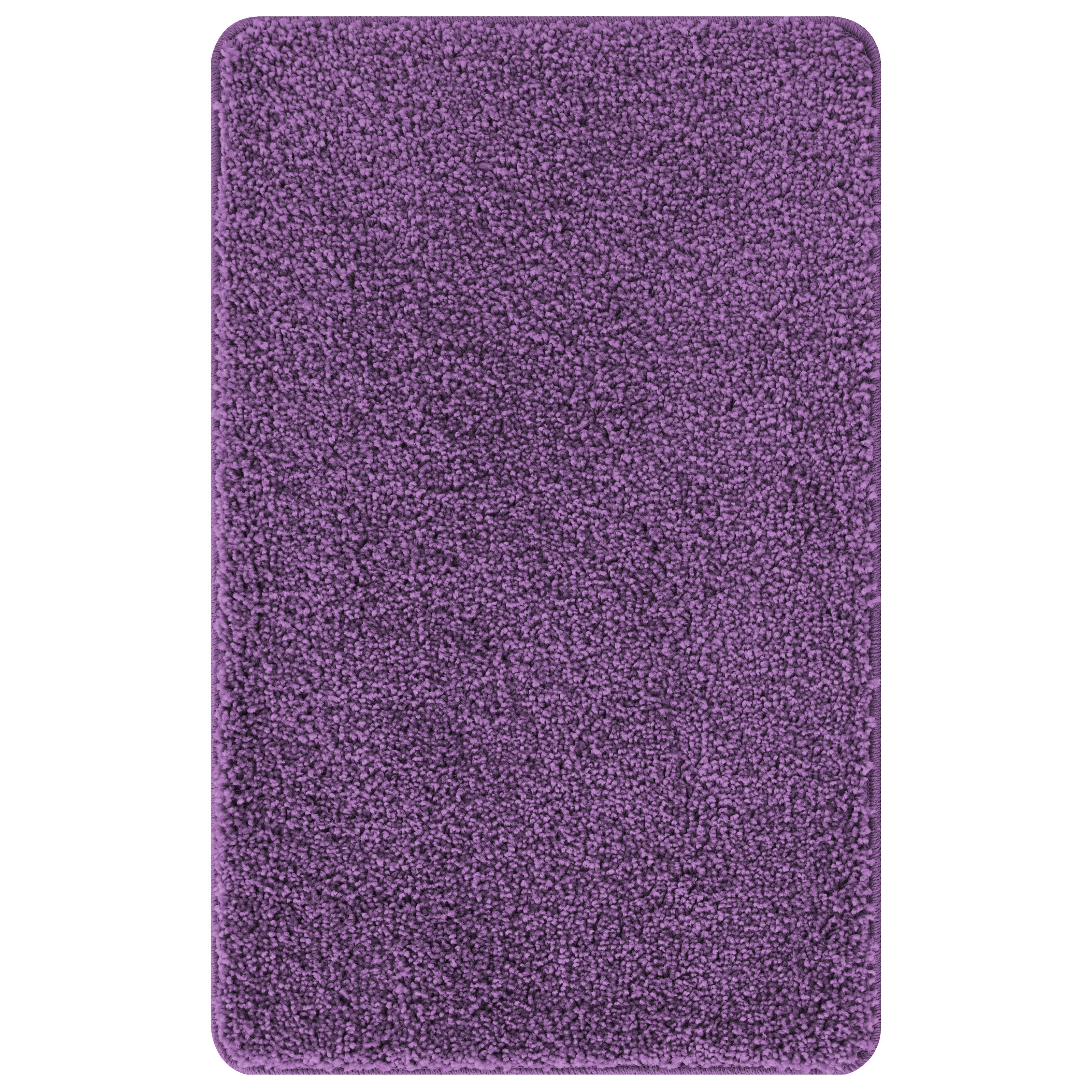 vidaXL Badematte 3-tlg. Badematten-Set Lila Polypropylen günstig online kaufen