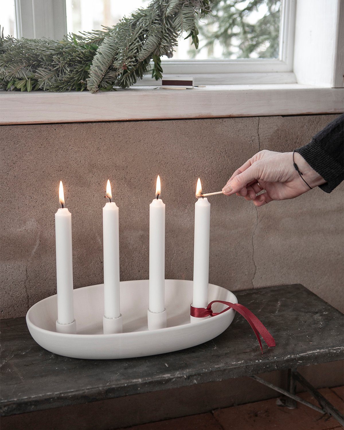 aus Keramik, individuell Gröndal Storefactory Kerzenhalter Kerzenhalter weiß einsetzbar