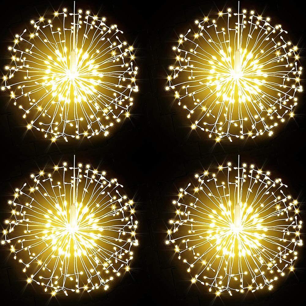 Rosnek LED-Lichterkette Feuerwerk Dekoration Lichter, Feuerwerk günstig online kaufen