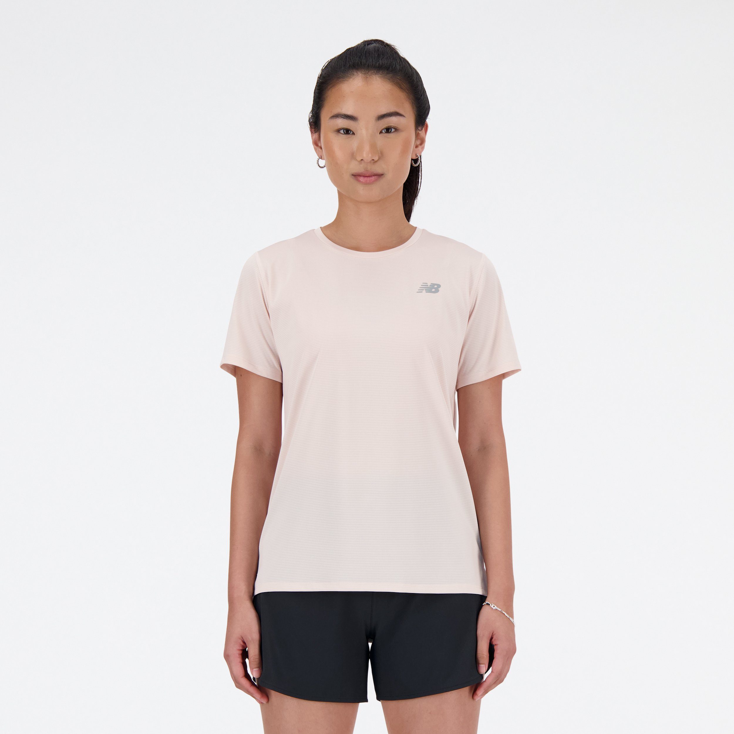 New Balance Laufshirt WOMENS RUNNING S/S TOP mit Markenlogo