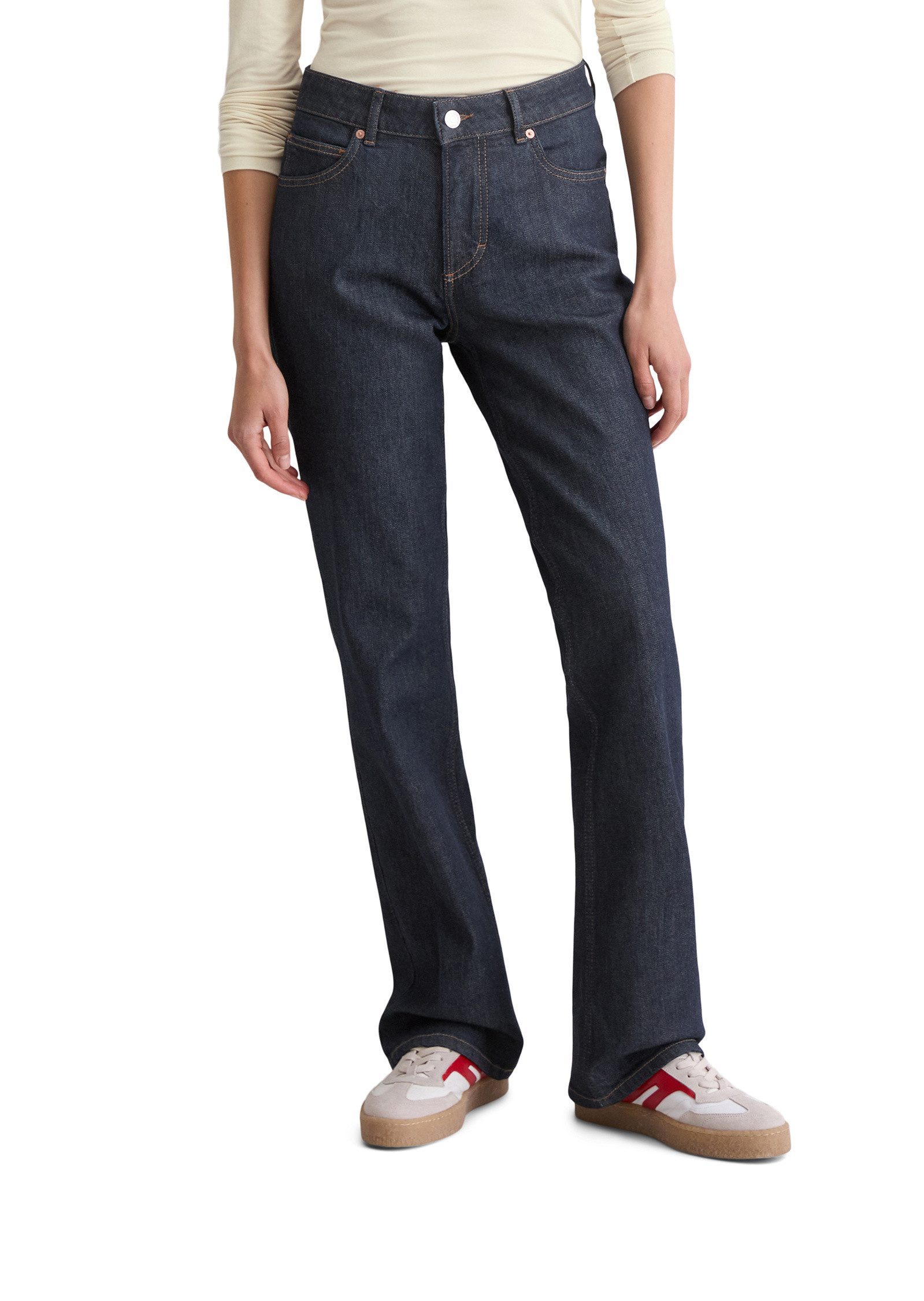 Marc O'Polo Schlagjeans aus Organic-Cotton-Mix-Stretch