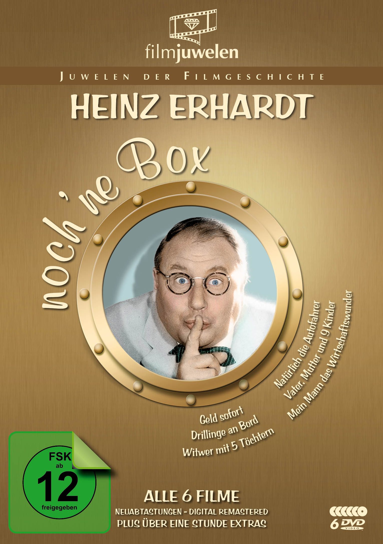 Fernsehjuwelen DVD Heinz Erhardt - Noch 'ne Box (6 DVDs), (1-St)