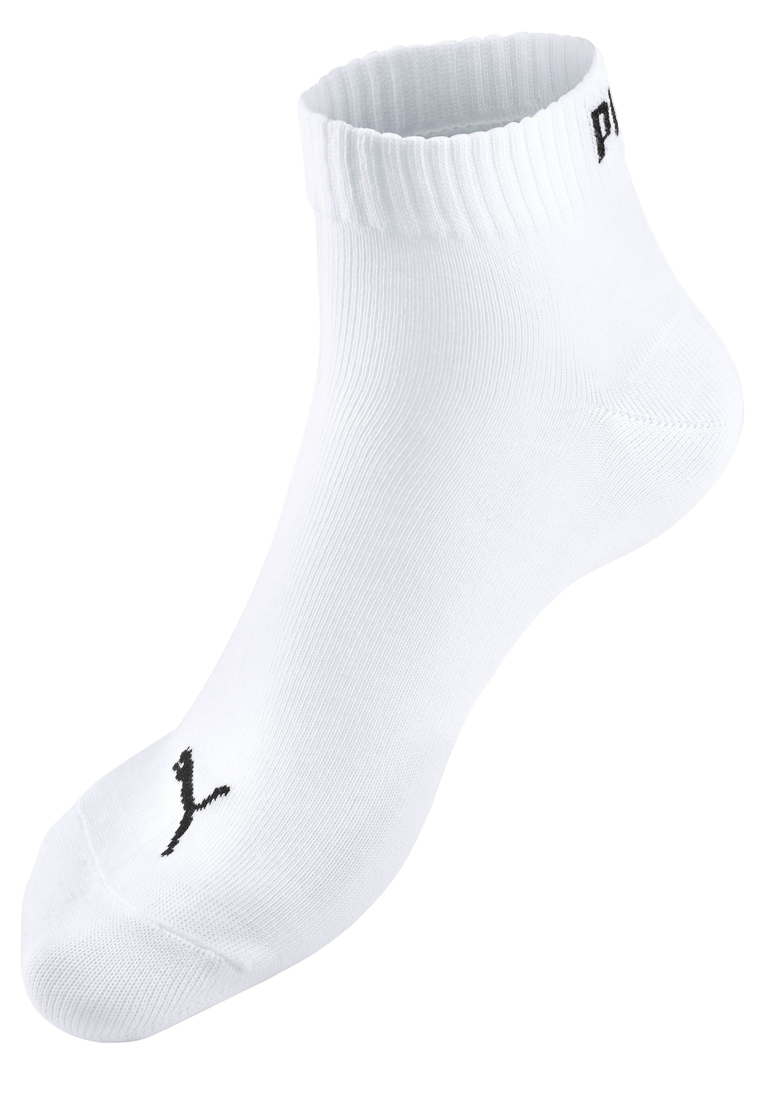 PUMA Kurzsocken PUMA UNISEX QUARTER PLAIN 6P ECOM (6-Paar, 6 Paar) mit Ripp günstig online kaufen