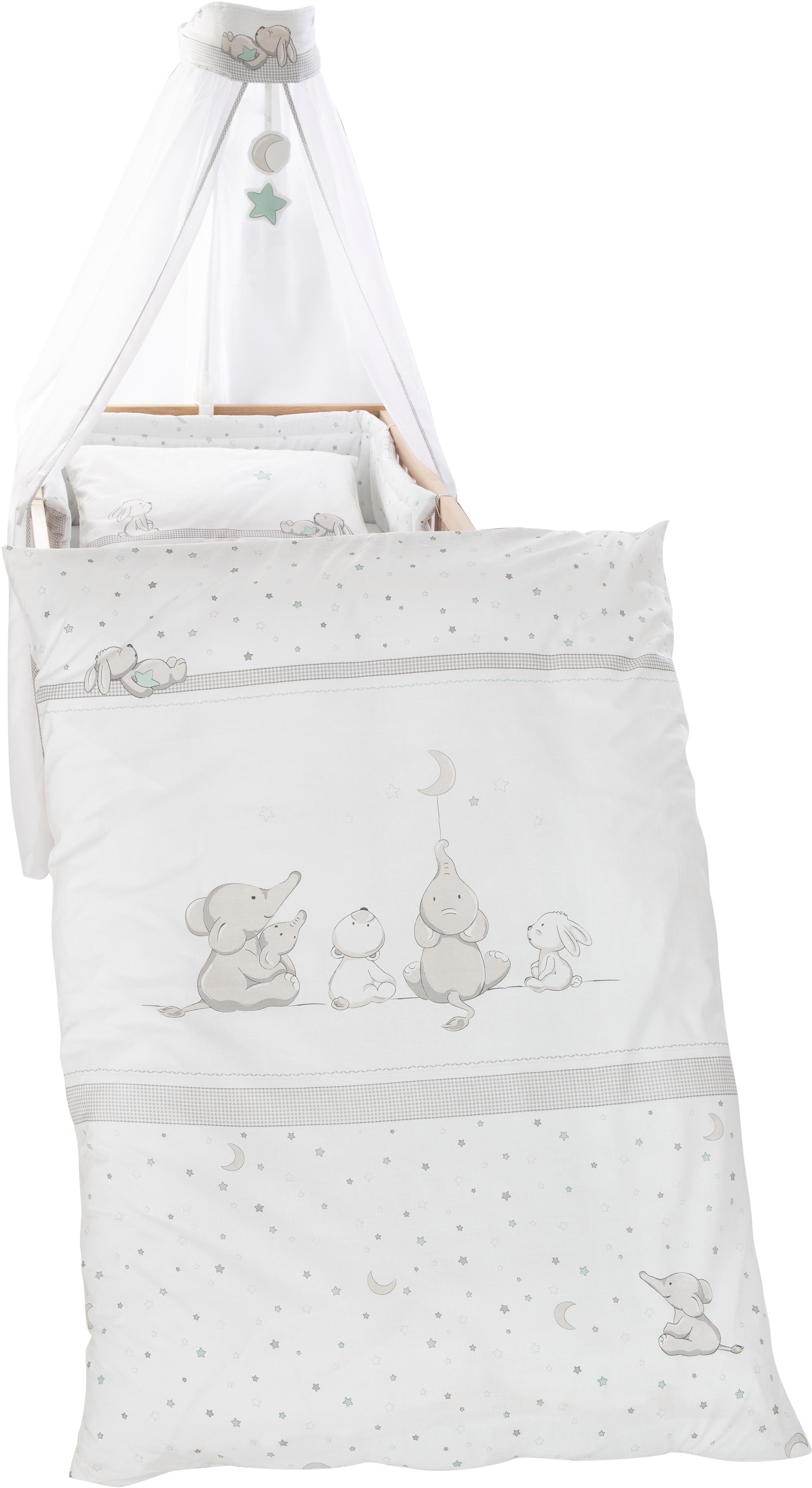 roba® Himmelbettgarnitur Sternenzauber, 4-tlg., mit Bettwäsche, Nestchen un günstig online kaufen