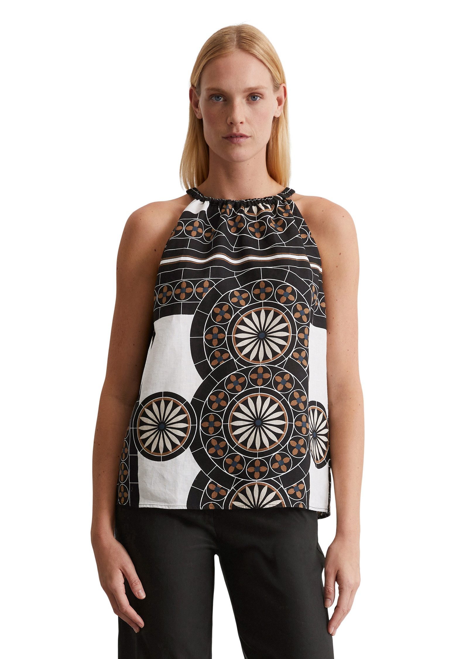 Blusentop mit Allover-Print