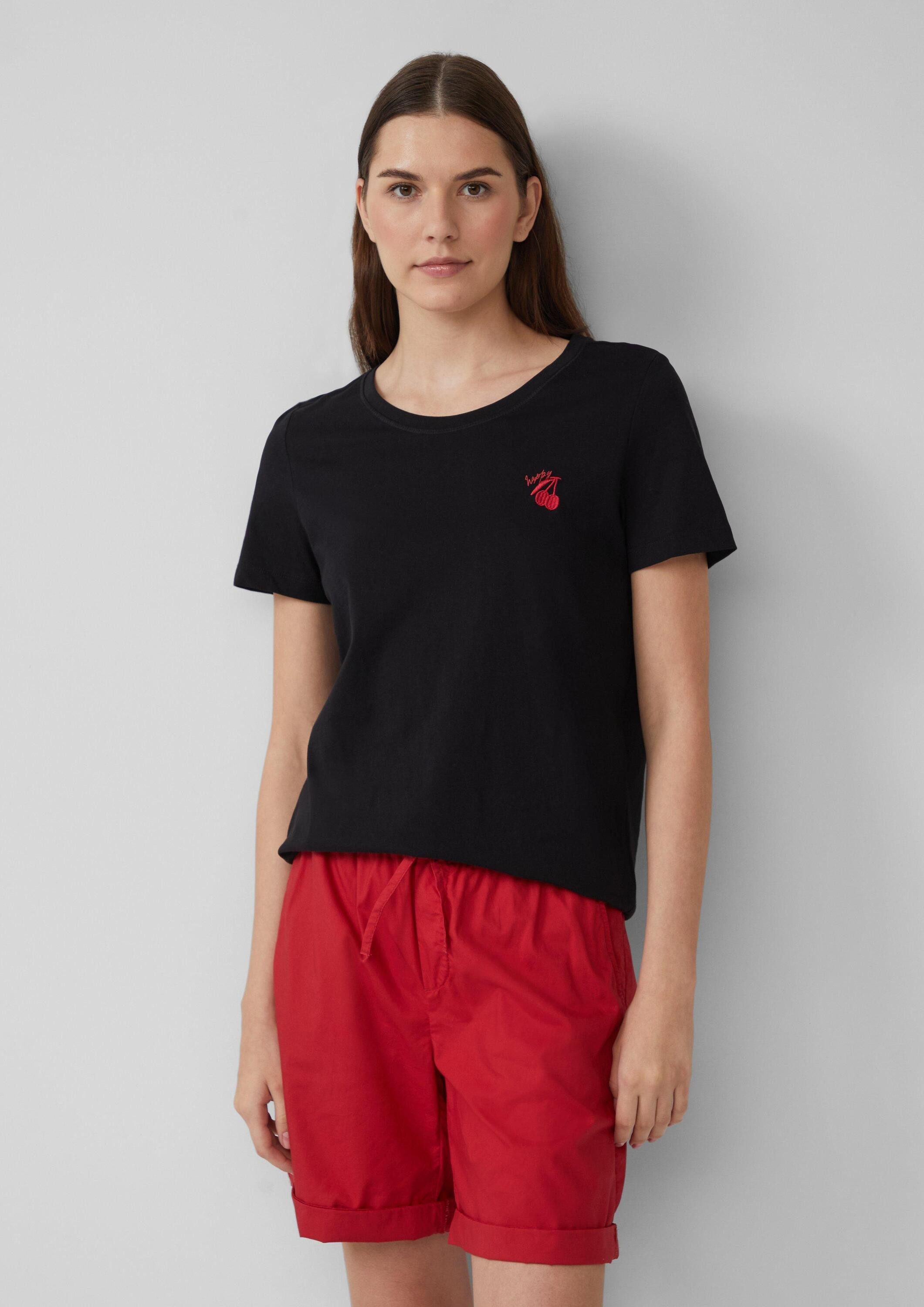 s.Oliver Kurzarmshirt T-Shirt (1-tlg) günstig online kaufen