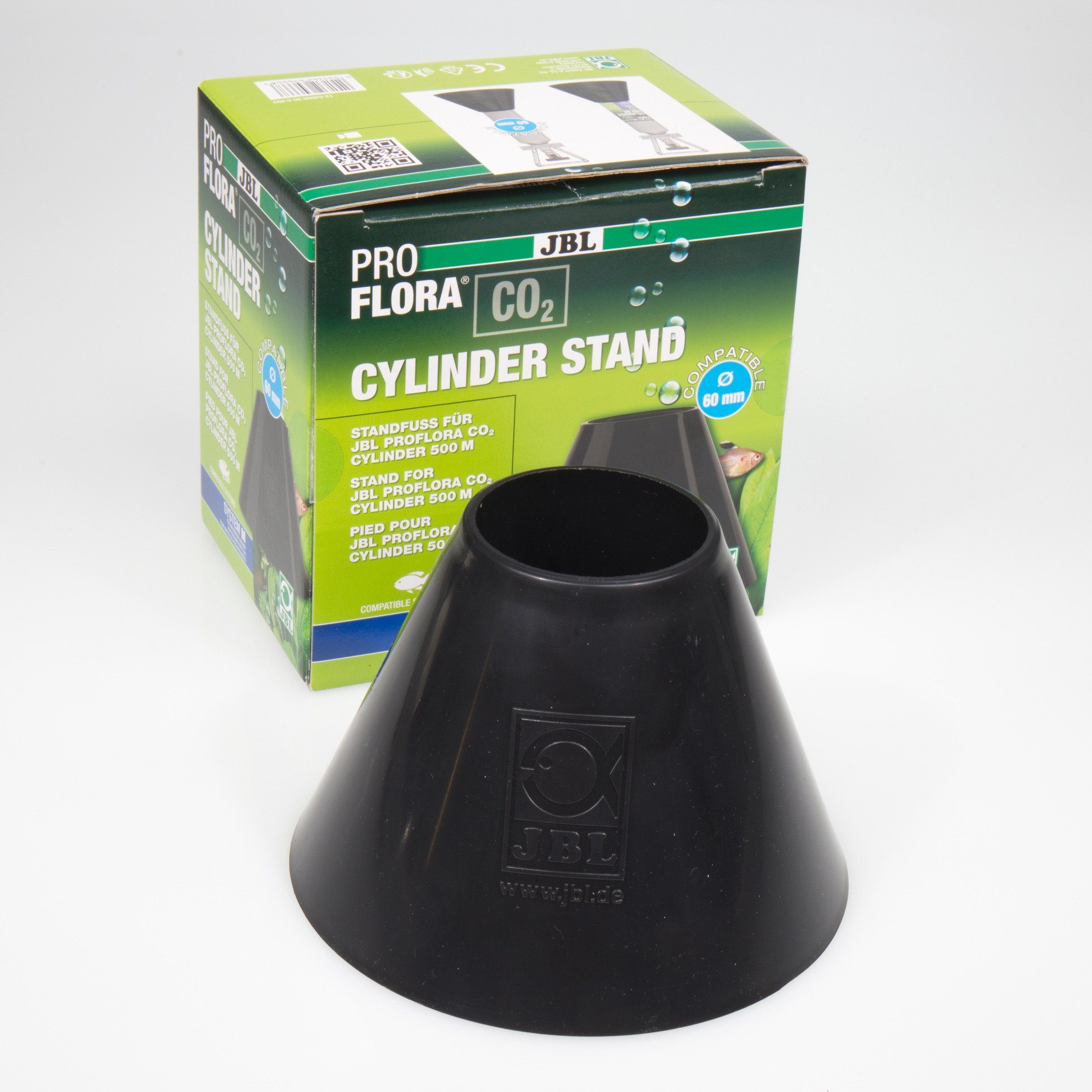 JBL GmbH & Co. KG CO2 Diffusor JBL Proflora CO2 Cylinder Stand Standfuß für 500 g CO2 Flaschen, CO2