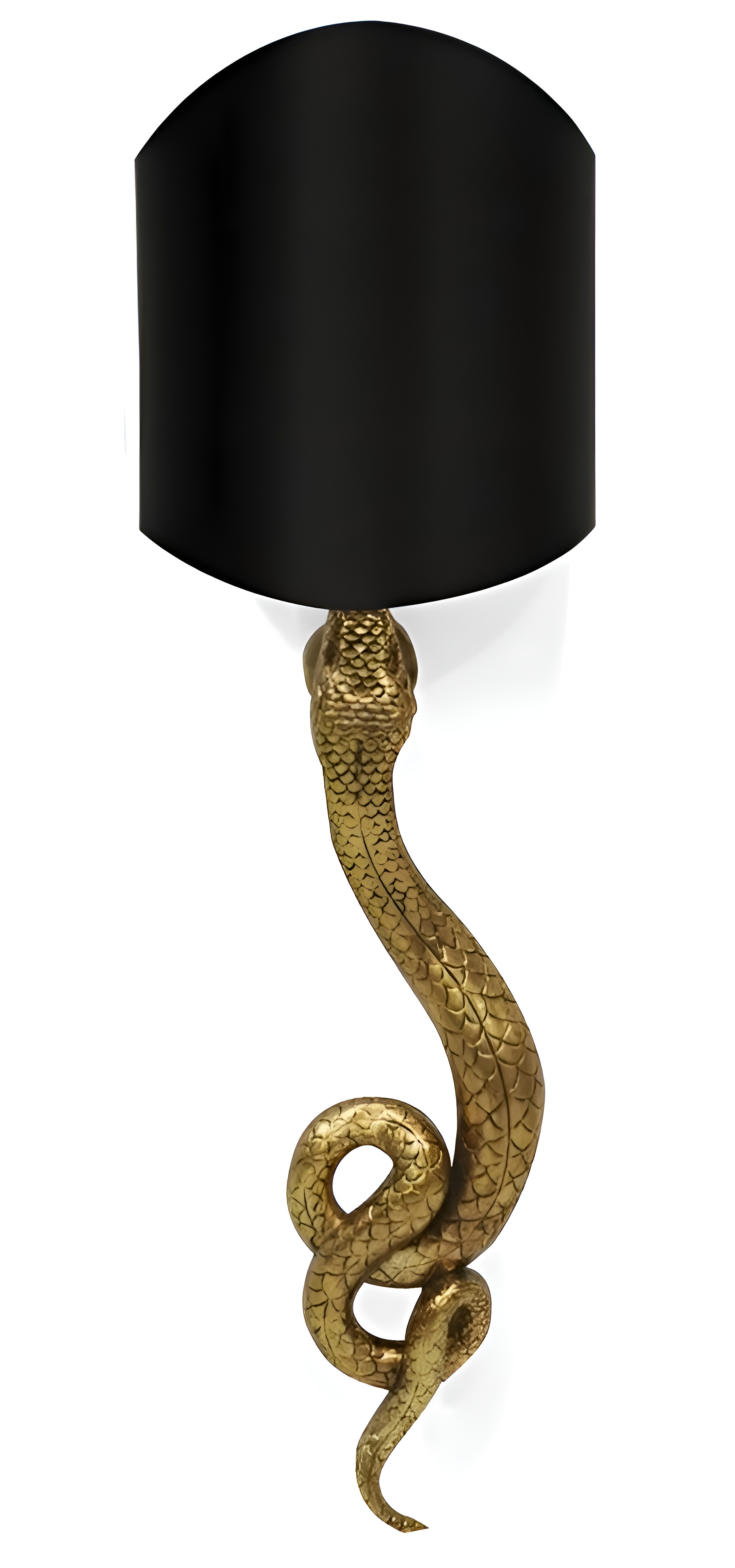Xlmoebel Wandleuchte Goldene Schlange Wandleuchte im eleganten Design, Hergestellt in Europa