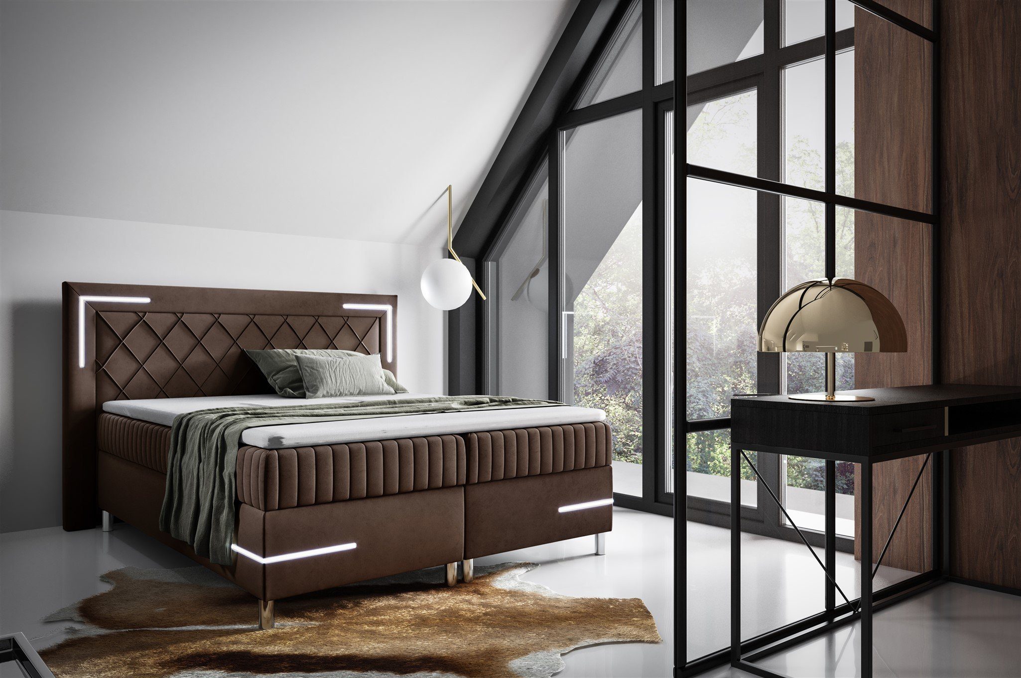 Fun Möbel Boxbett Schlafzimmerbett AMORE Nr.3 günstig online kaufen