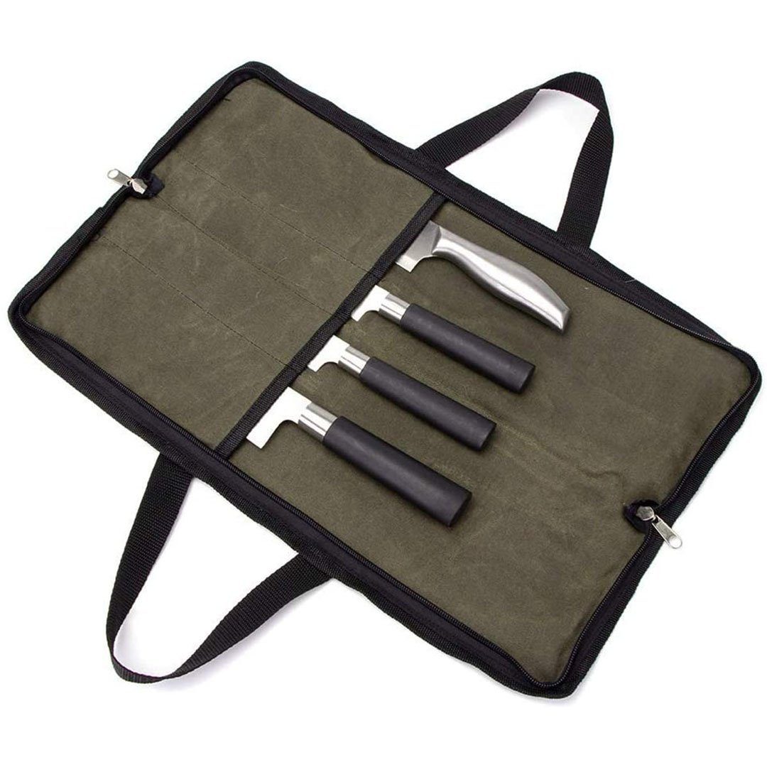 BEARSU Messertasche »Messeraufbewahrung mit 4 Fächern, Messertaschen für  Küchenmesser, kleine Messertasche für Köche, Küchenwerkzeugtasche für  Küchenmesser-Set (Armeegrün)« (1-tlg) online kaufen | OTTO