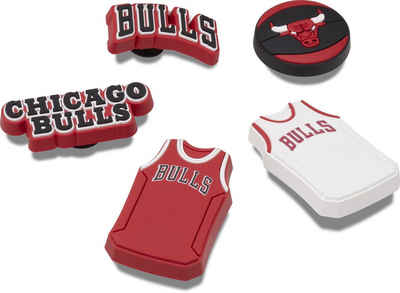 Crocs Schuhanstecker Jibbitz™ NBA Chicago Bulls (Set, 5-tlg., Kein Spielzeug. Nicht für Kinder unter 3 Jahren geeignet)