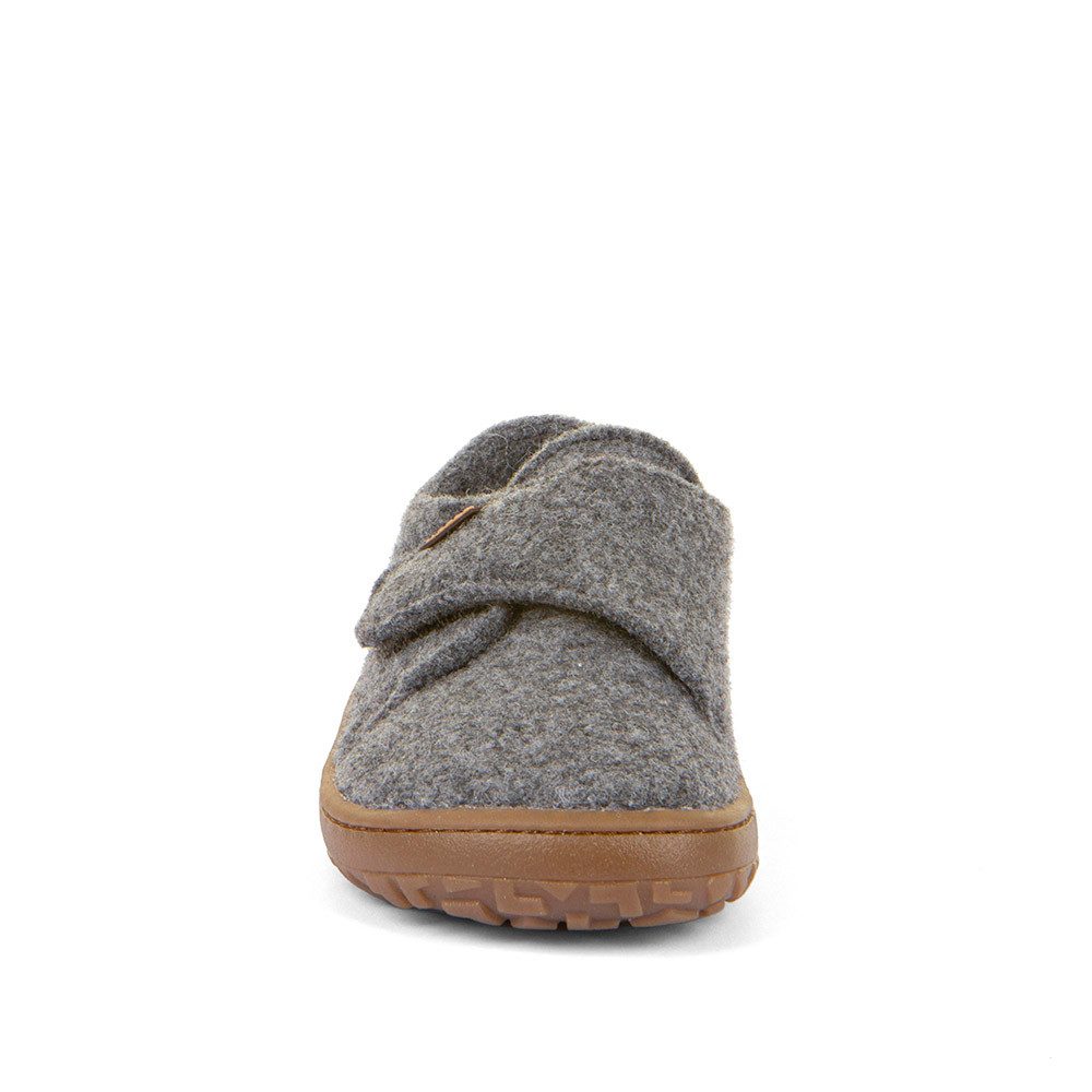 froddo® BAREFOOT WOOLY Hausschuh Klettschuh, Kindergartenschuh mit Wollfutter
