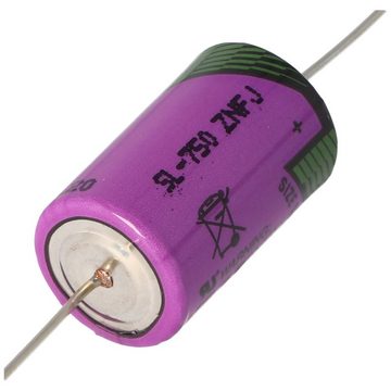Tadiran Sonnenschein Inorganic Lithium Battery SL-750/P Anschlußdrähte Batterie, (3,6 V)