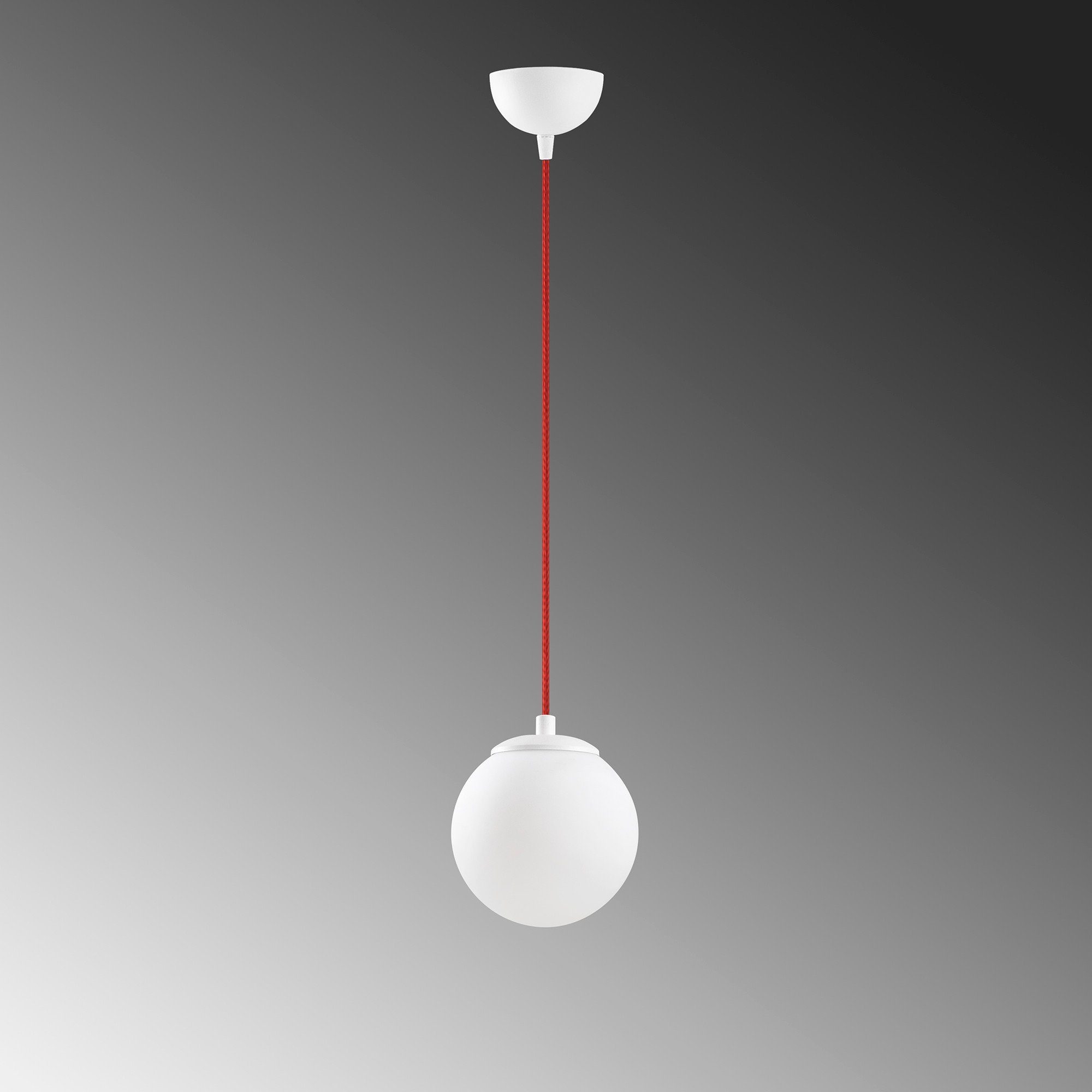 Opviq Kronleuchter Efe PUQ, Weiß,rot, Metallkörper x 15 15 cm