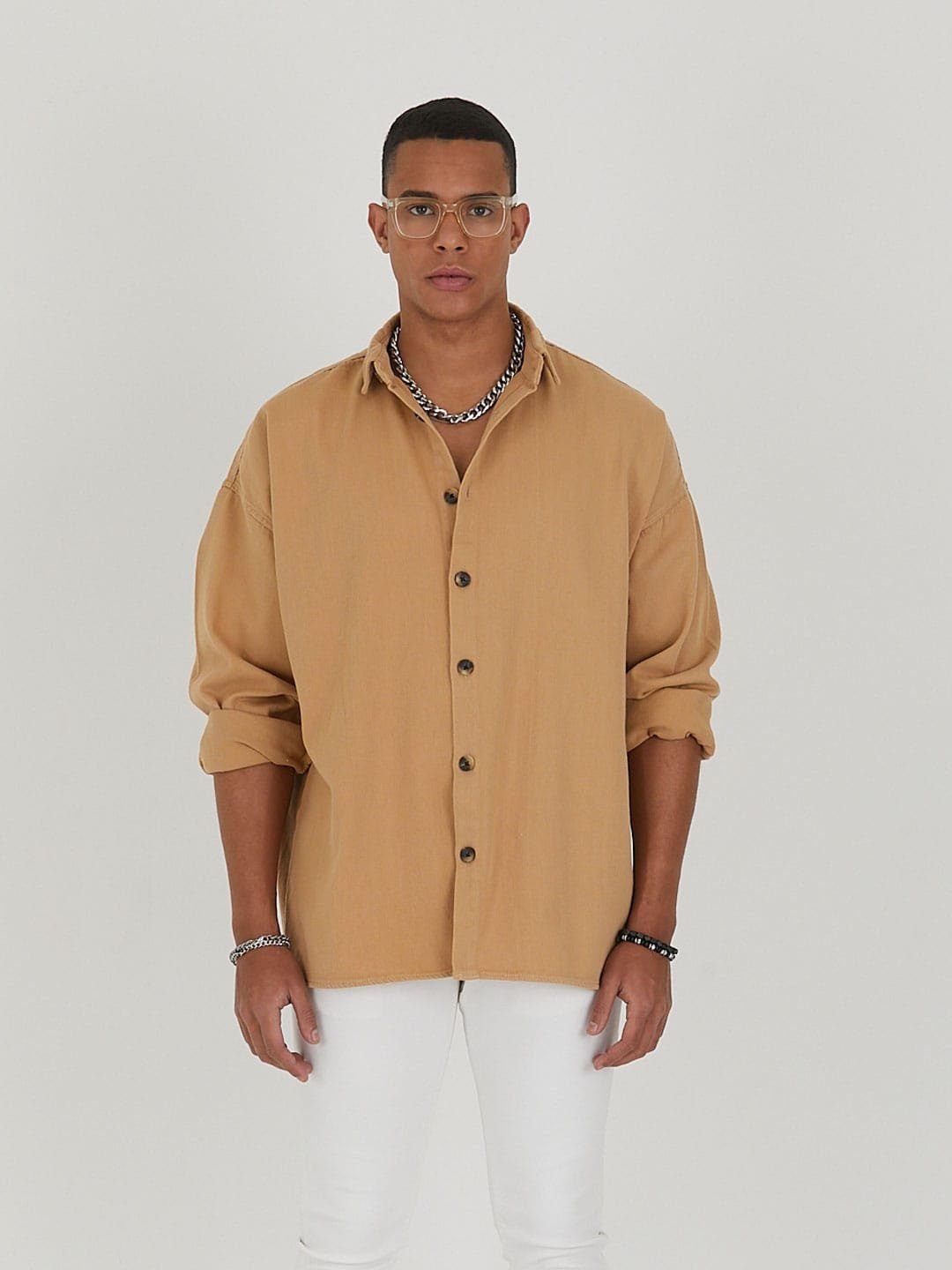 COFI Casuals Jeanshemd Jeanshemd Oversize Cotton günstig online kaufen