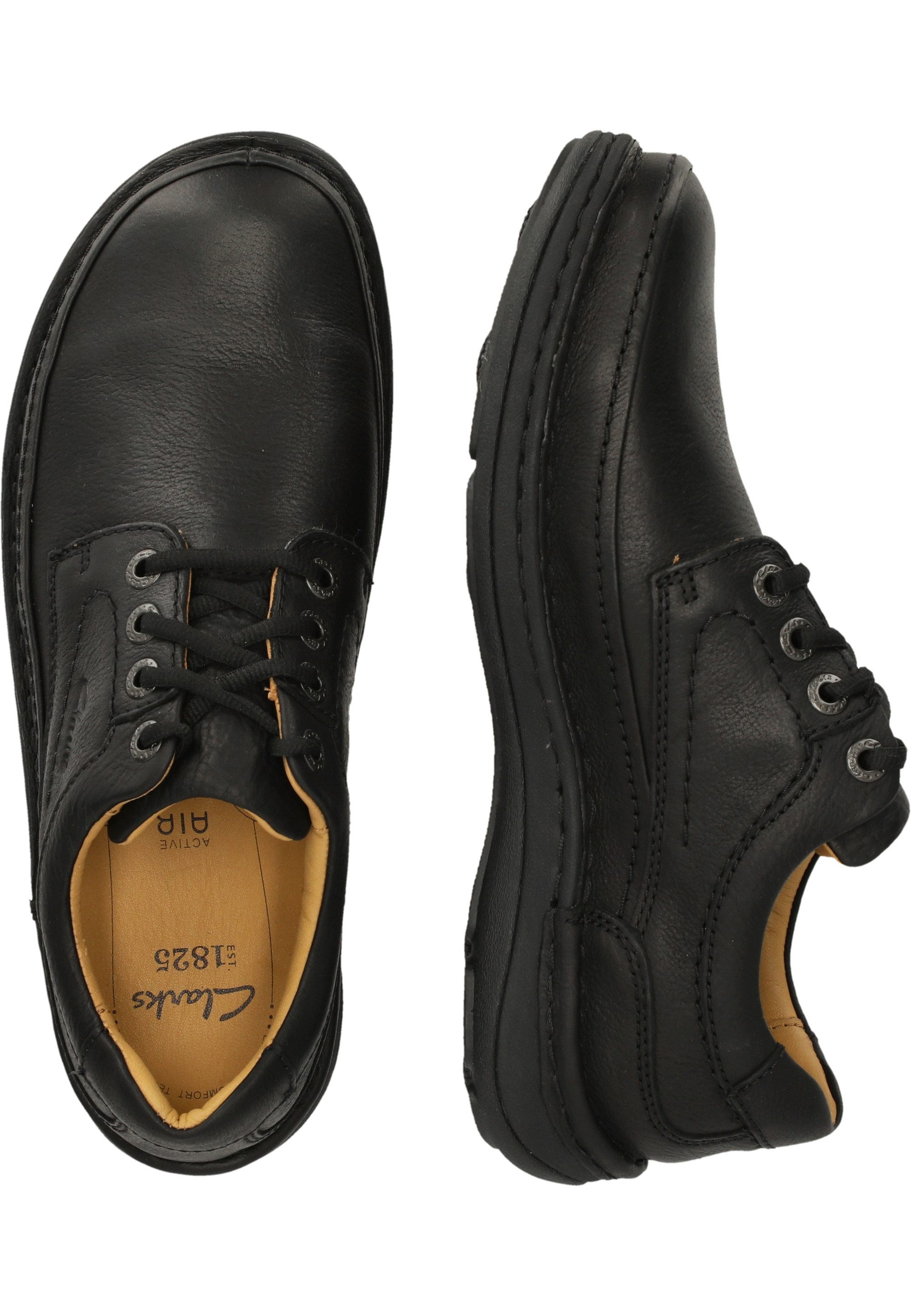 Clarks Nature Schnürschuh mit super weichem Schaffellfutter