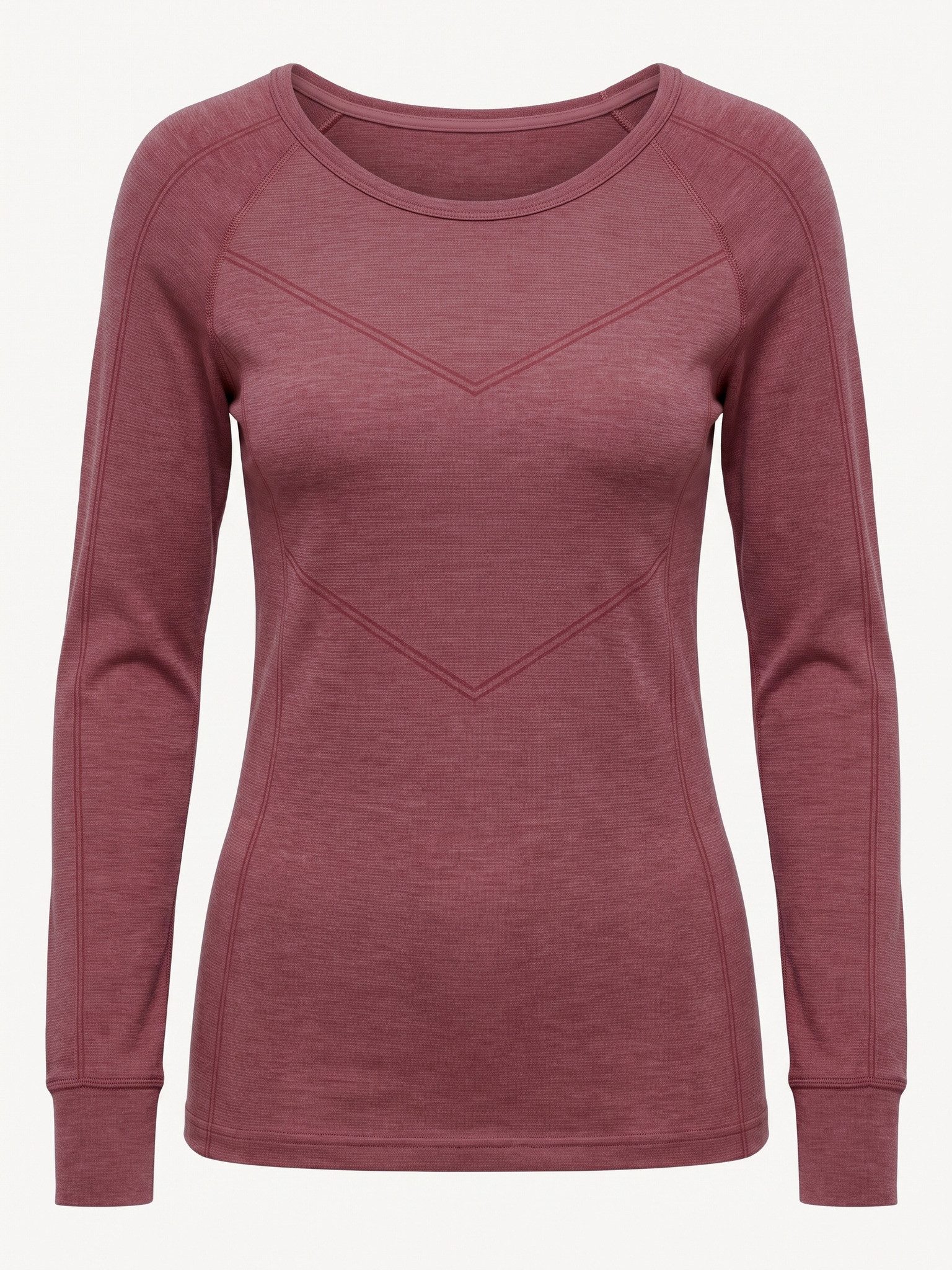 Black Snake Thermohemd nahtlos verarbeiteter Merino-Wolle-Mix für Damen an kalten Wintertagen (Thermo-Unterhemd, 1-tlg., Rot Melange S) Angenehm weiche Merinowolle wärmt und wirkt zugleich geruchshemmend