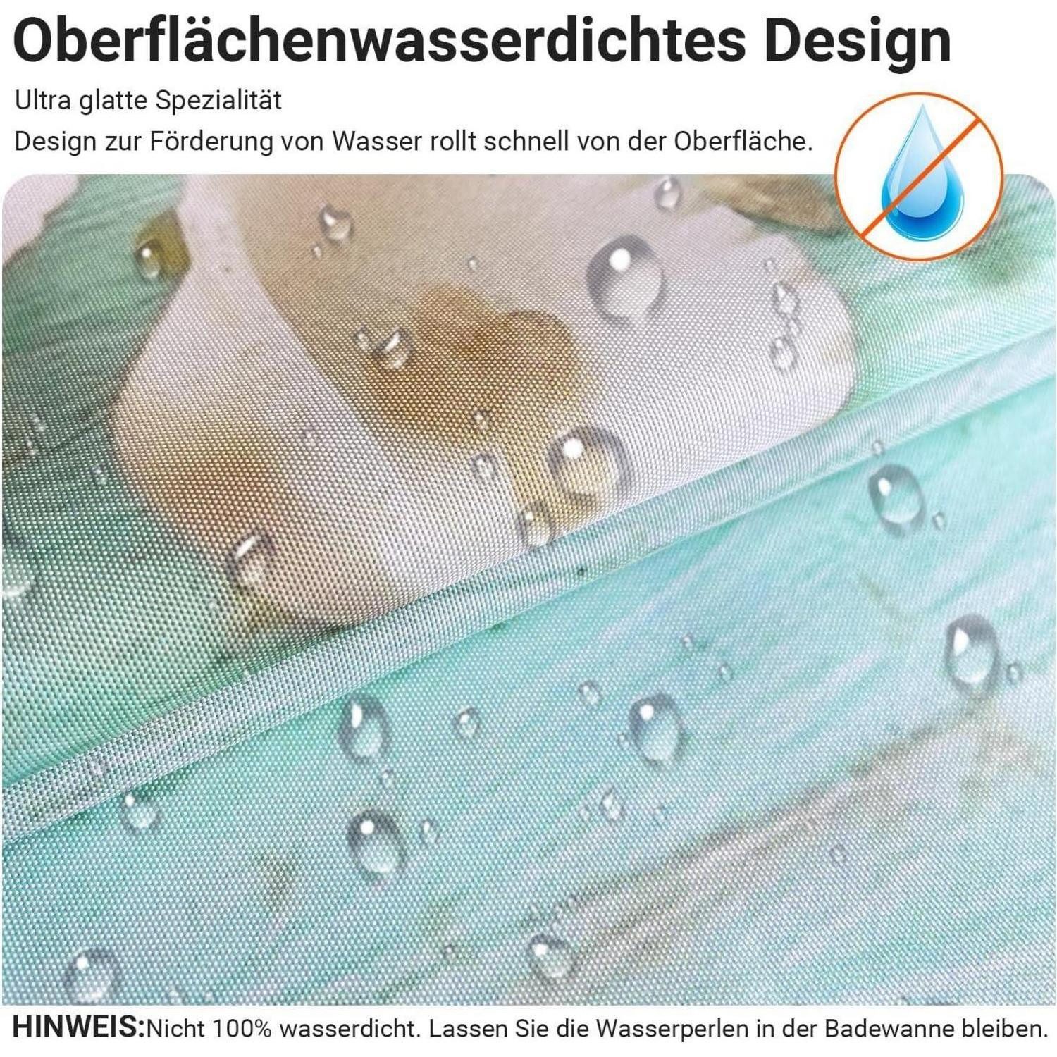 Lerores Duschvorhang Duschvorhang 240x180cm Schale Antischimmel günstig online kaufen