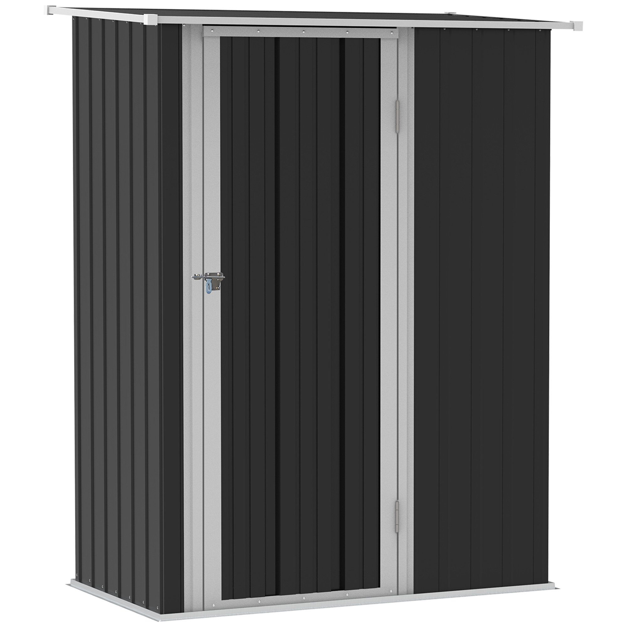 Outsunny Gerätehaus Geräteschuppen mit Tür, Outdoor, günstig online kaufen